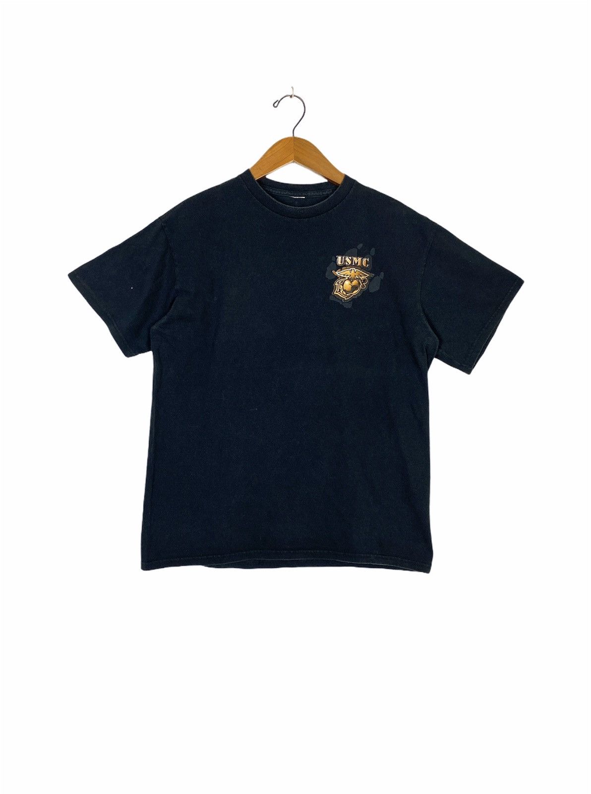 Vintage Rare‼️ Vintage Usmc Bull Dog T-Shirt Medium Size Size US M / EU 48-50 / 2 - 3 Thumbnail