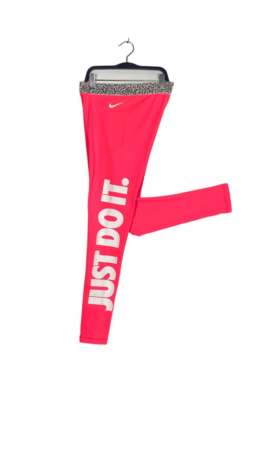Nike Rare‼️ Nike Just Do it Spellout Sport Tight Legging Neon Size 27" / US 4 / IT 40 - 1 Thumbnail