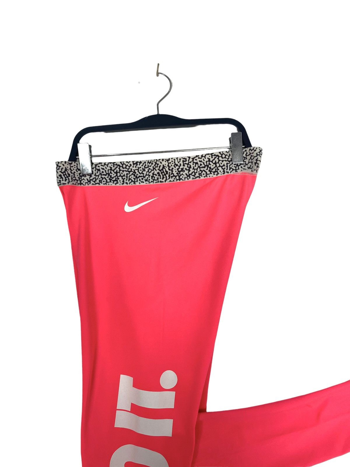 Nike Rare‼️ Nike Just Do it Spellout Sport Tight Legging Neon Size 27" / US 4 / IT 40 - 2 Thumbnail