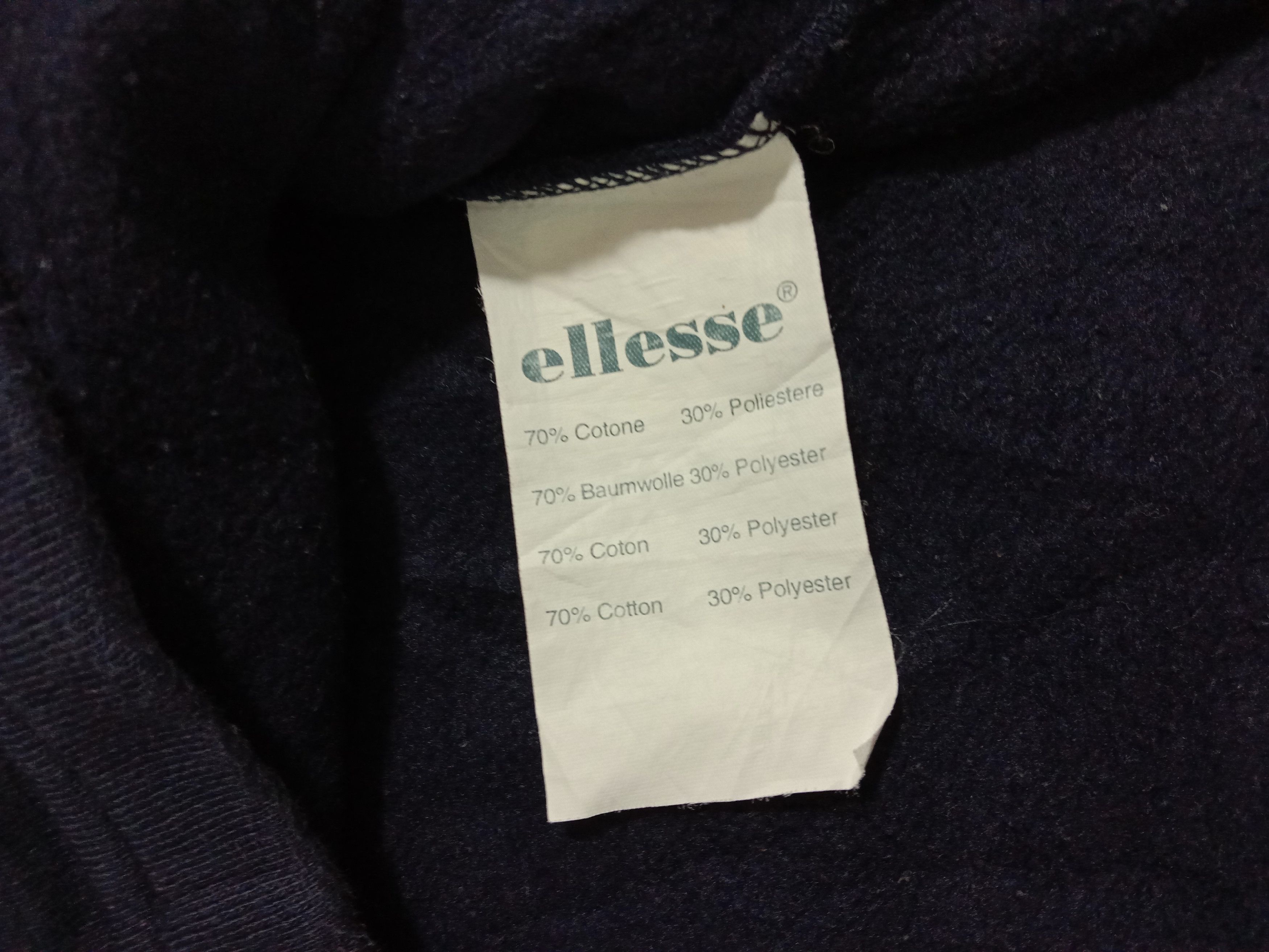 Ellesse Ellesse Sweatshirt Big Logo Yellow Blue Navy Size US L / EU 52-54 / 3 - 6 Thumbnail