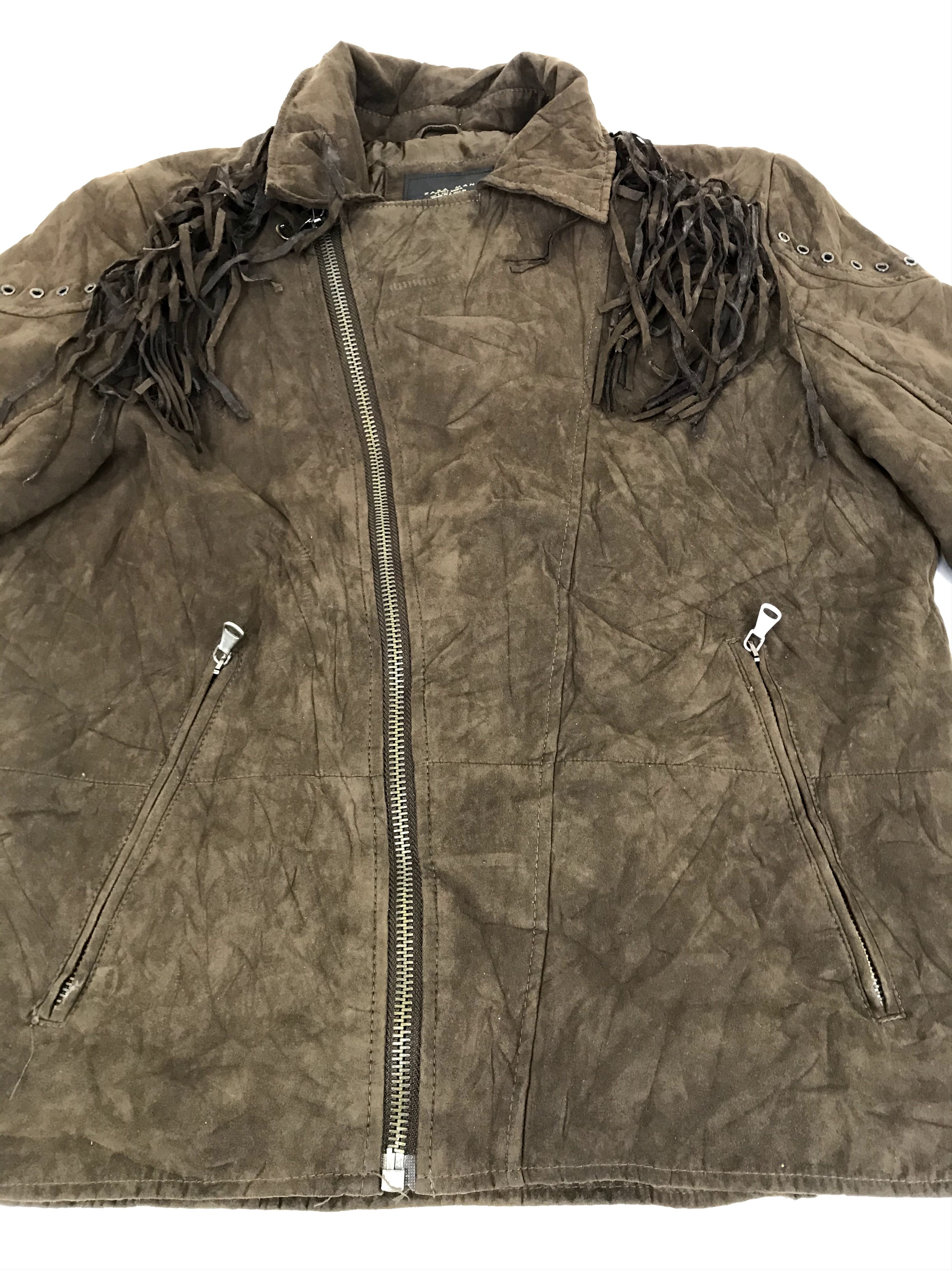 Zara Vintage Zara Outer Moda Tactical Jacket Punk Cowboy Rock Size M / US 6-8 / IT 42-44 - 2 Thumbnail