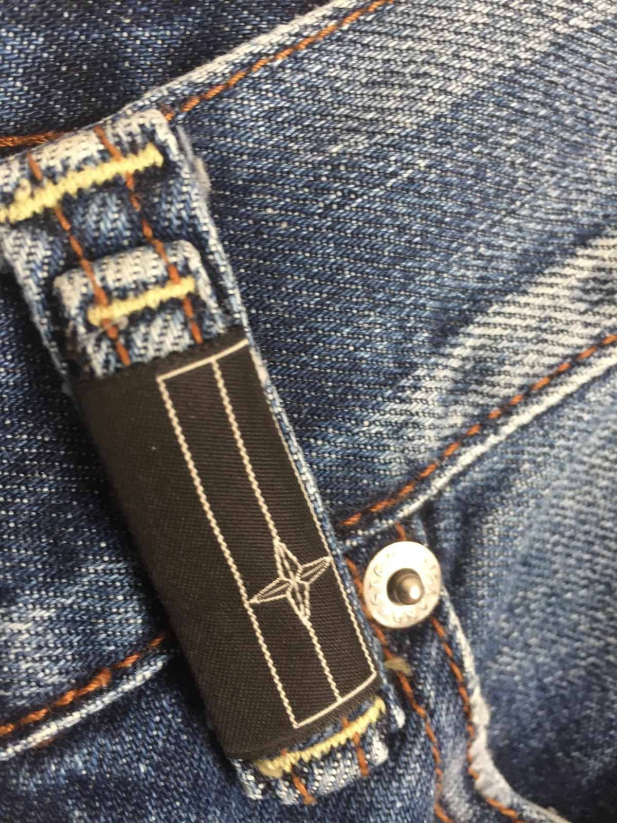 Stone Island Stone Island Indigo washed denim compass logo Jeans Size US 32 / EU 48 - 7 Thumbnail