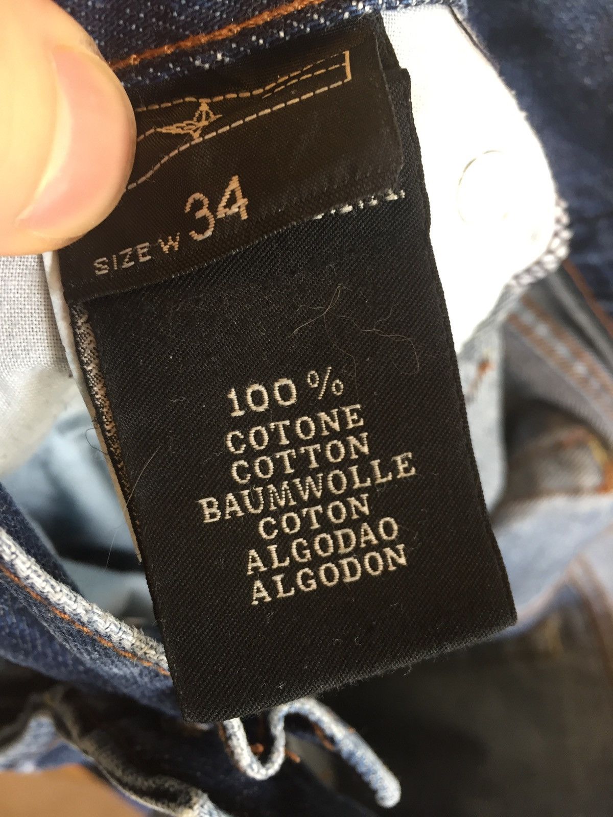 Stone Island Stone Island Indigo washed denim compass logo Jeans Size US 32 / EU 48 - 8 Thumbnail