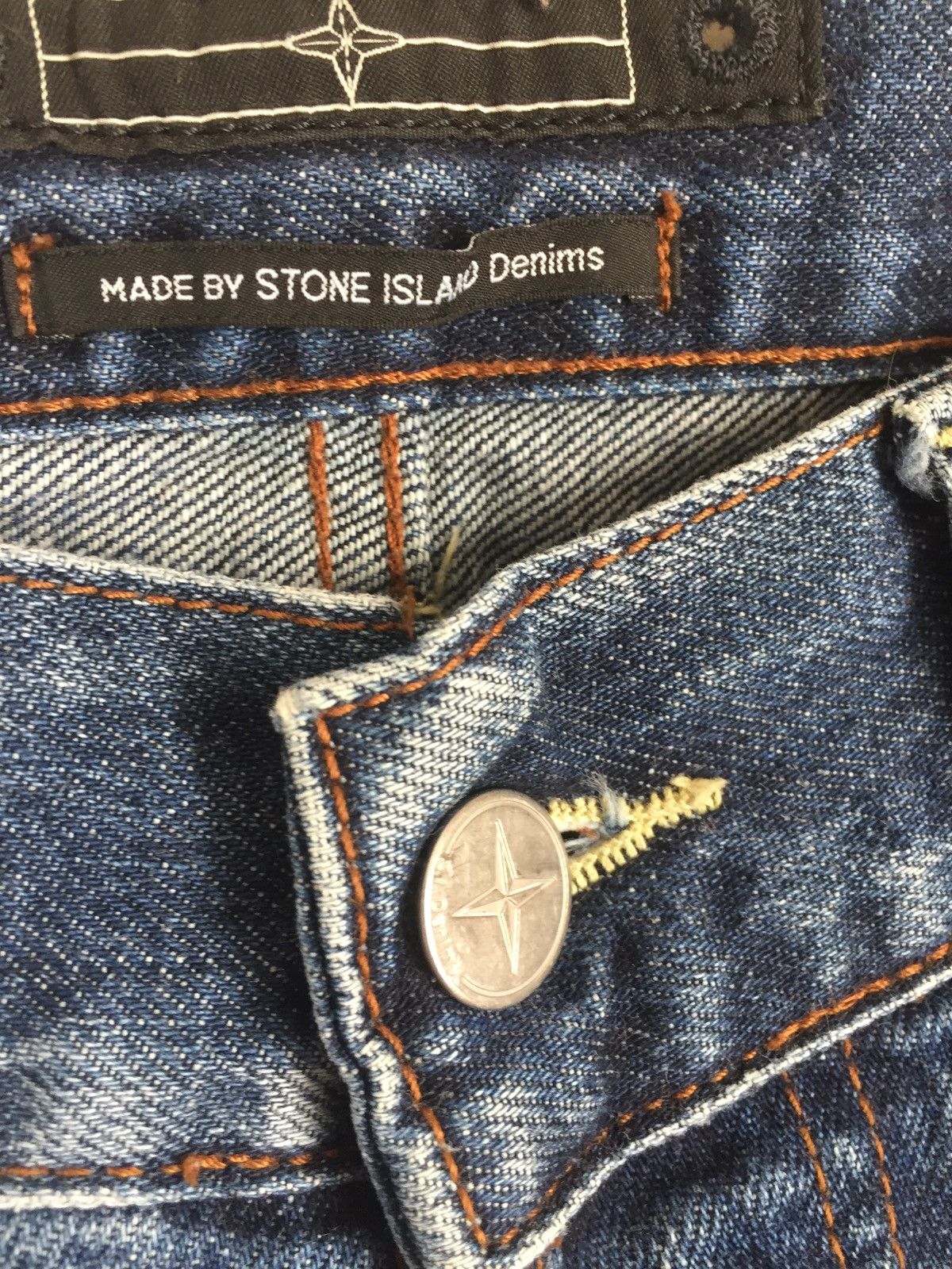 Stone Island Stone Island Indigo washed denim compass logo Jeans Size US 32 / EU 48 - 5 Thumbnail
