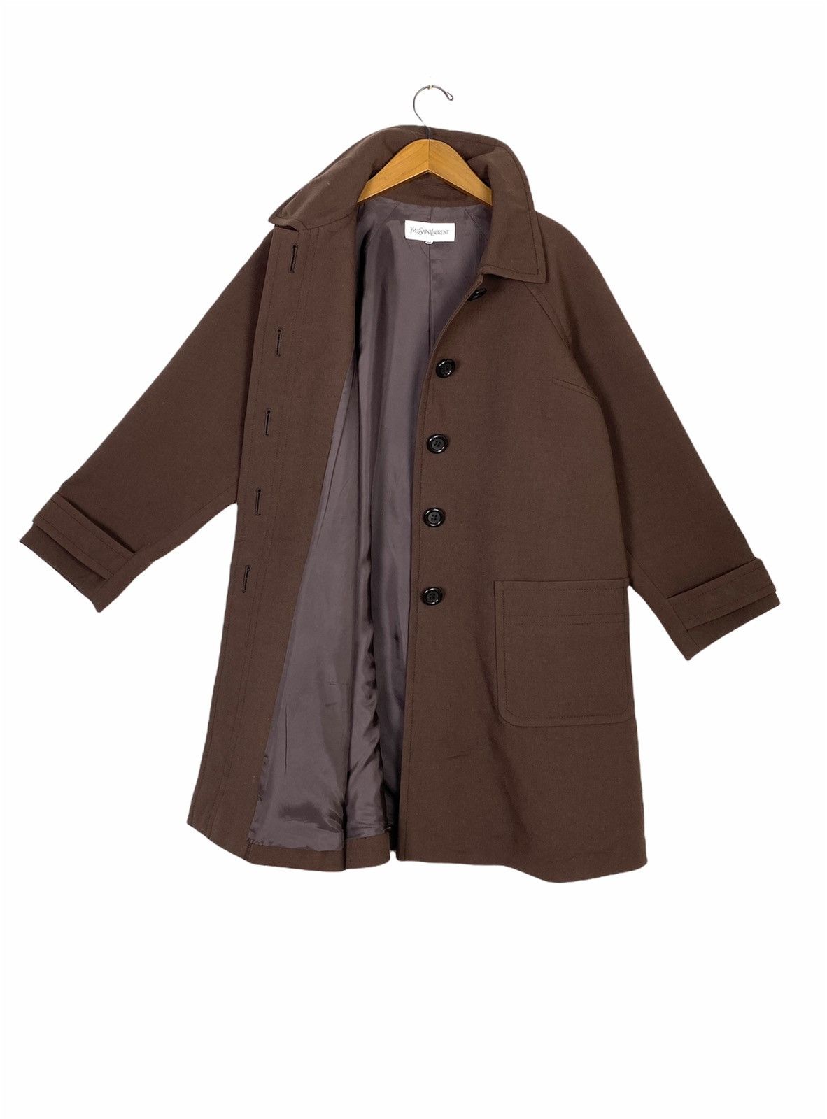 Yves Saint Laurent Rare‼️Vintage Yvest Saint Laurent Coat in Japan (Women Size) Size ONE SIZE - 2 Thumbnail