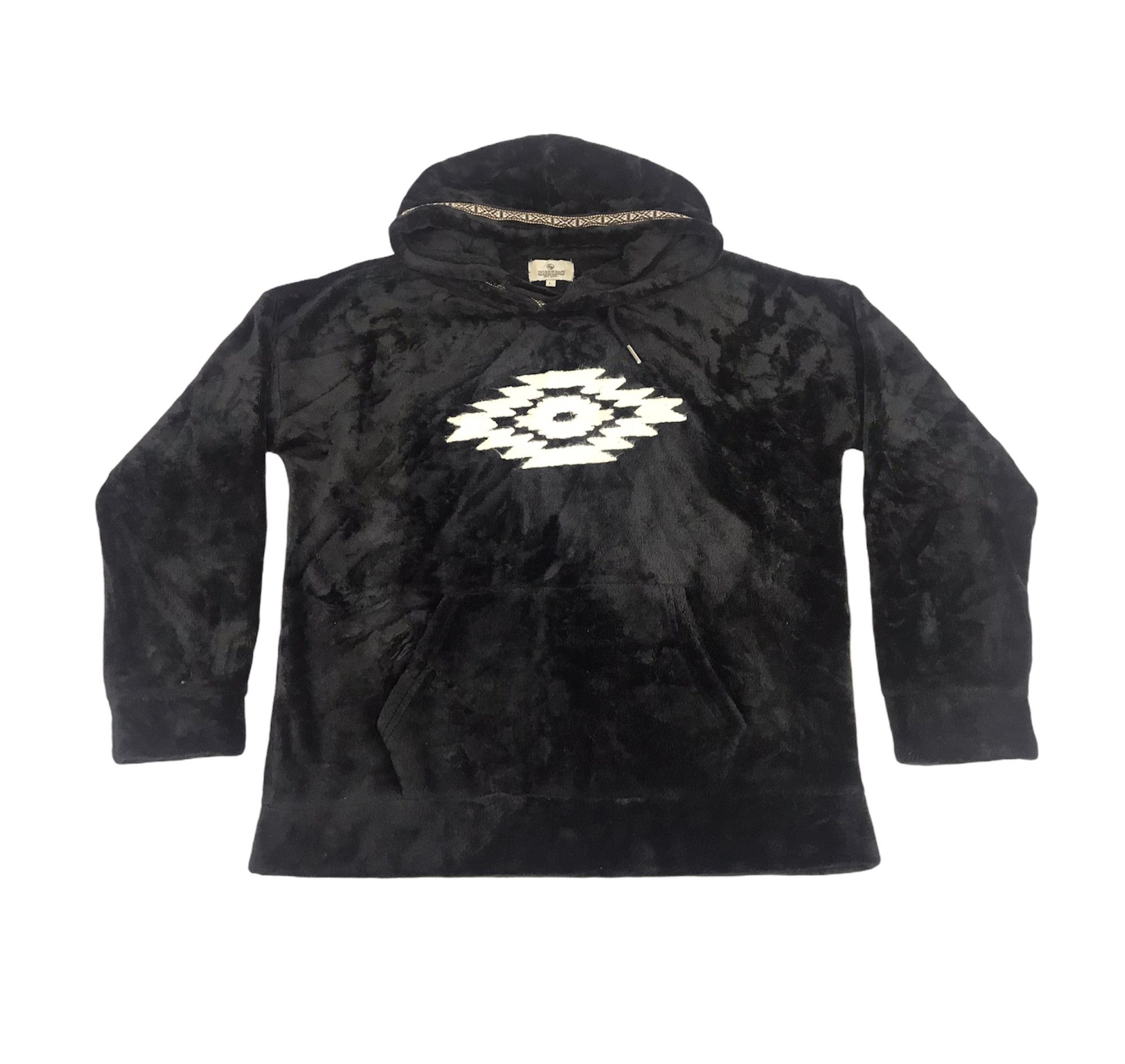 Japanese Brand Vintage Underwraps Original Design Work Suede Velvet Fleece Size US M / EU 48-50 / 2 - 1 Thumbnail