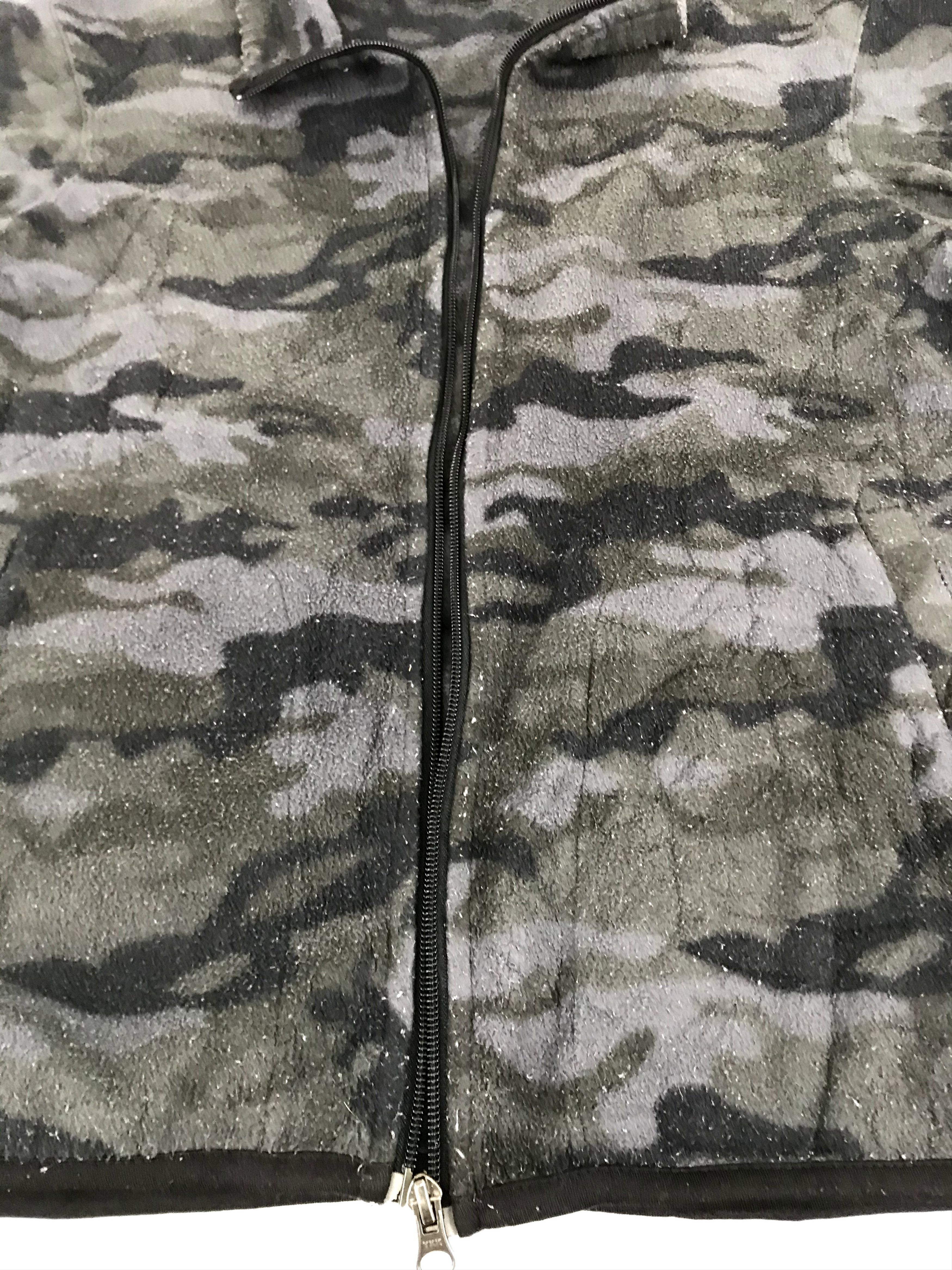 Japanese Brand Nice Style First Down Camouflage Fleece Jacket Size M / US 6-8 / IT 42-44 - 4 Thumbnail