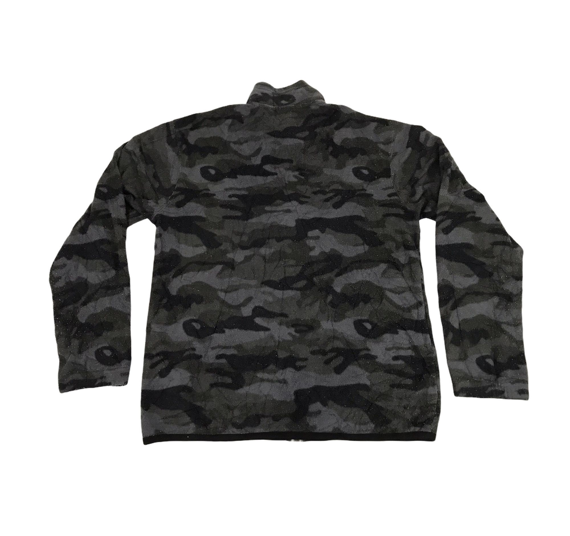 Japanese Brand Nice Style First Down Camouflage Fleece Jacket Size M / US 6-8 / IT 42-44 - 2 Thumbnail