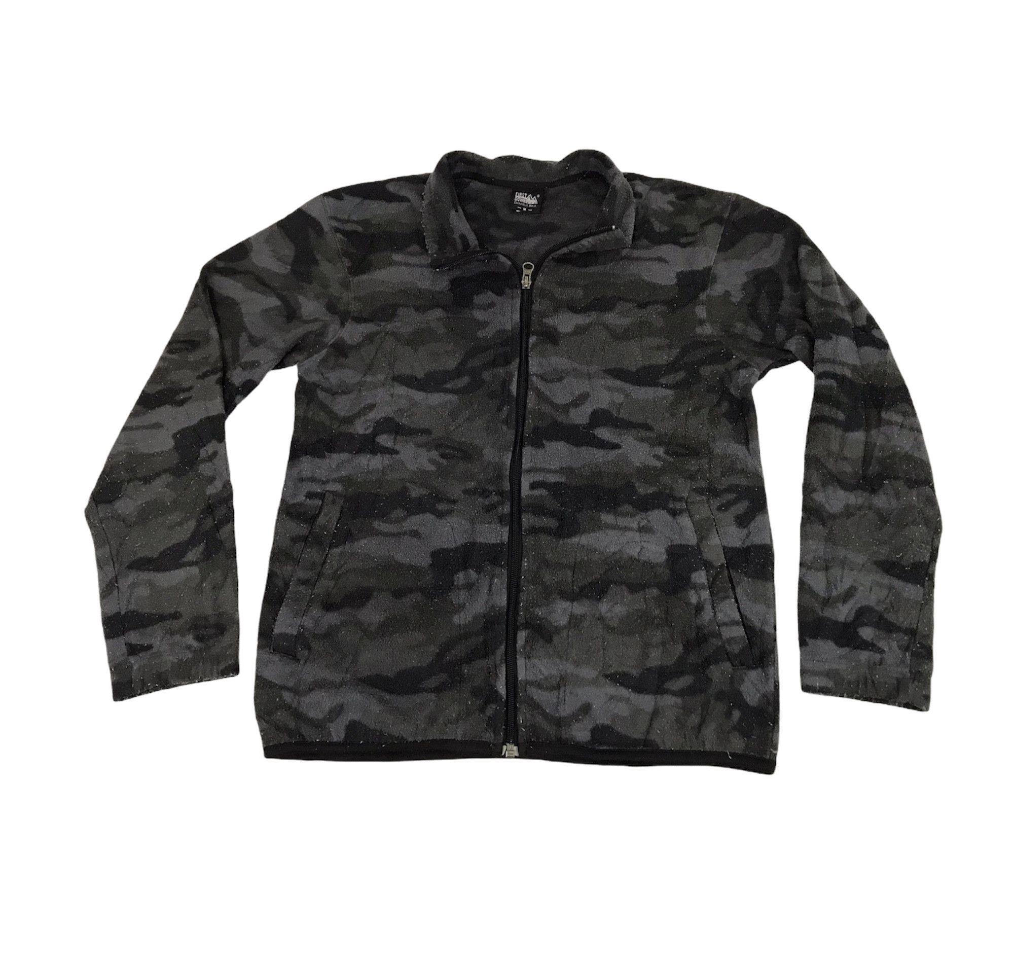 Japanese Brand Nice Style First Down Camouflage Fleece Jacket Size M / US 6-8 / IT 42-44 - 1 Thumbnail