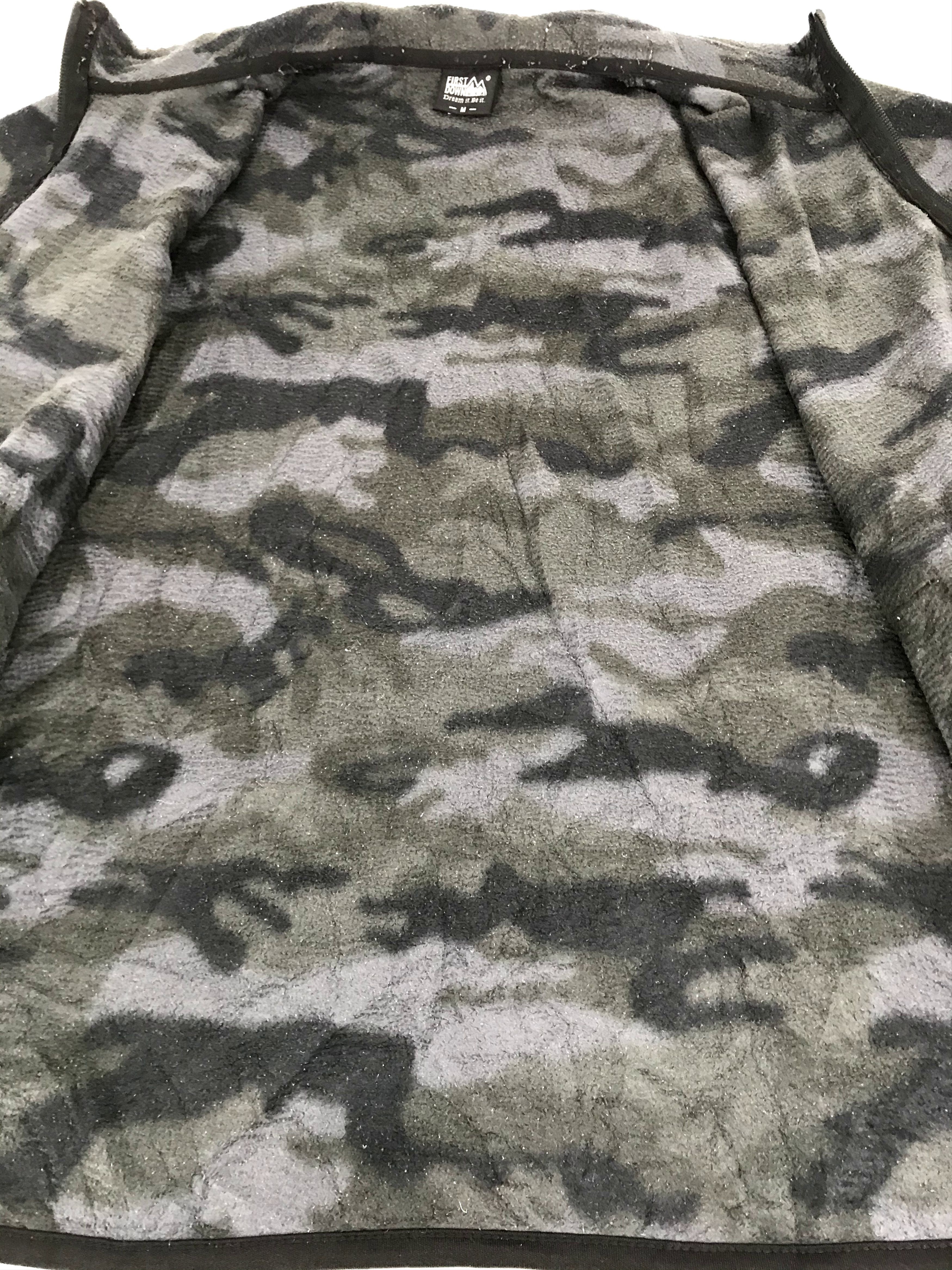 Japanese Brand Nice Style First Down Camouflage Fleece Jacket Size M / US 6-8 / IT 42-44 - 5 Thumbnail