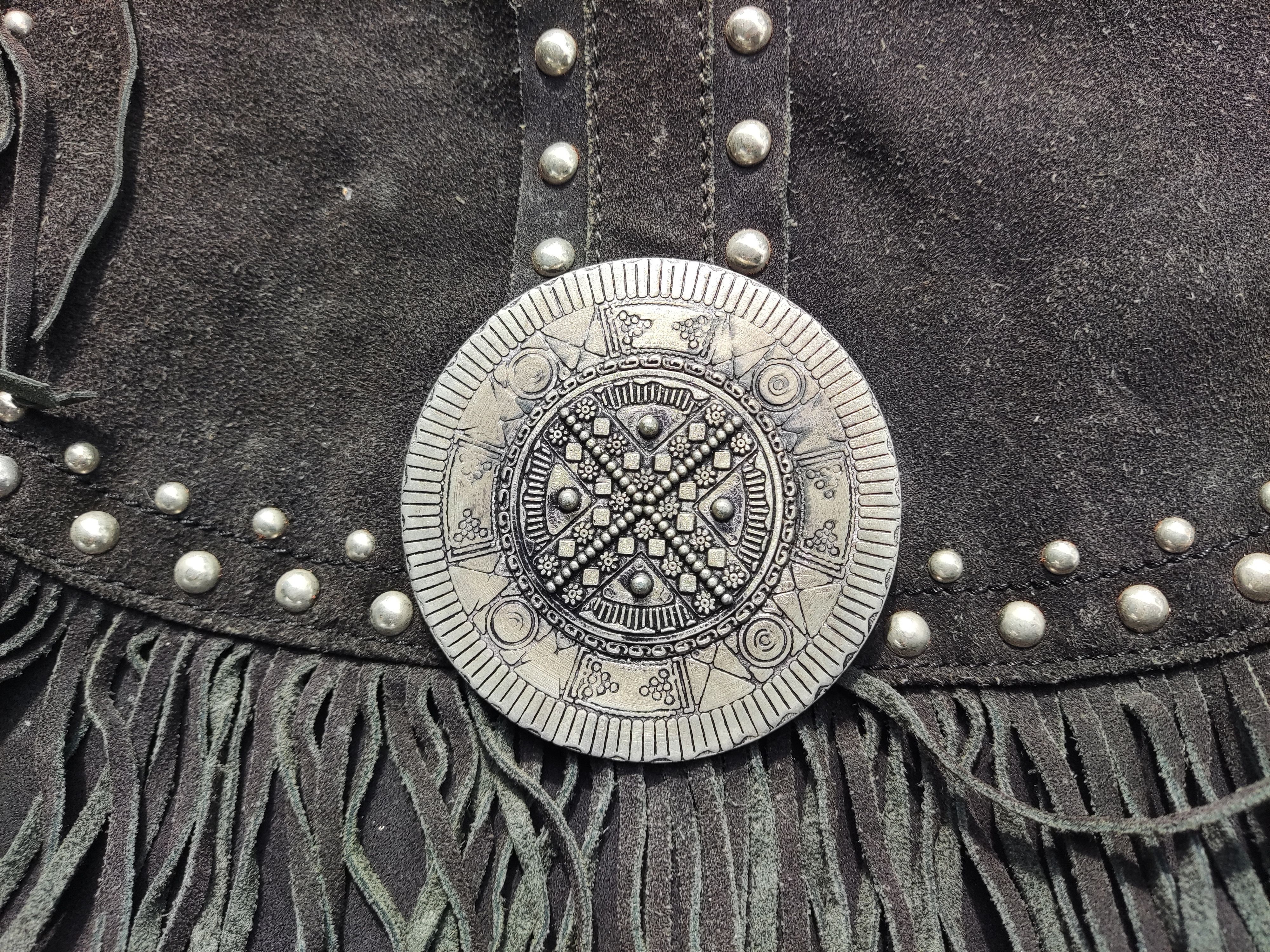 Hysteric Glamour × Zara Vintage Fringer Cowboy Style Leather Sling Bang Size ONE SIZE - 3 Thumbnail