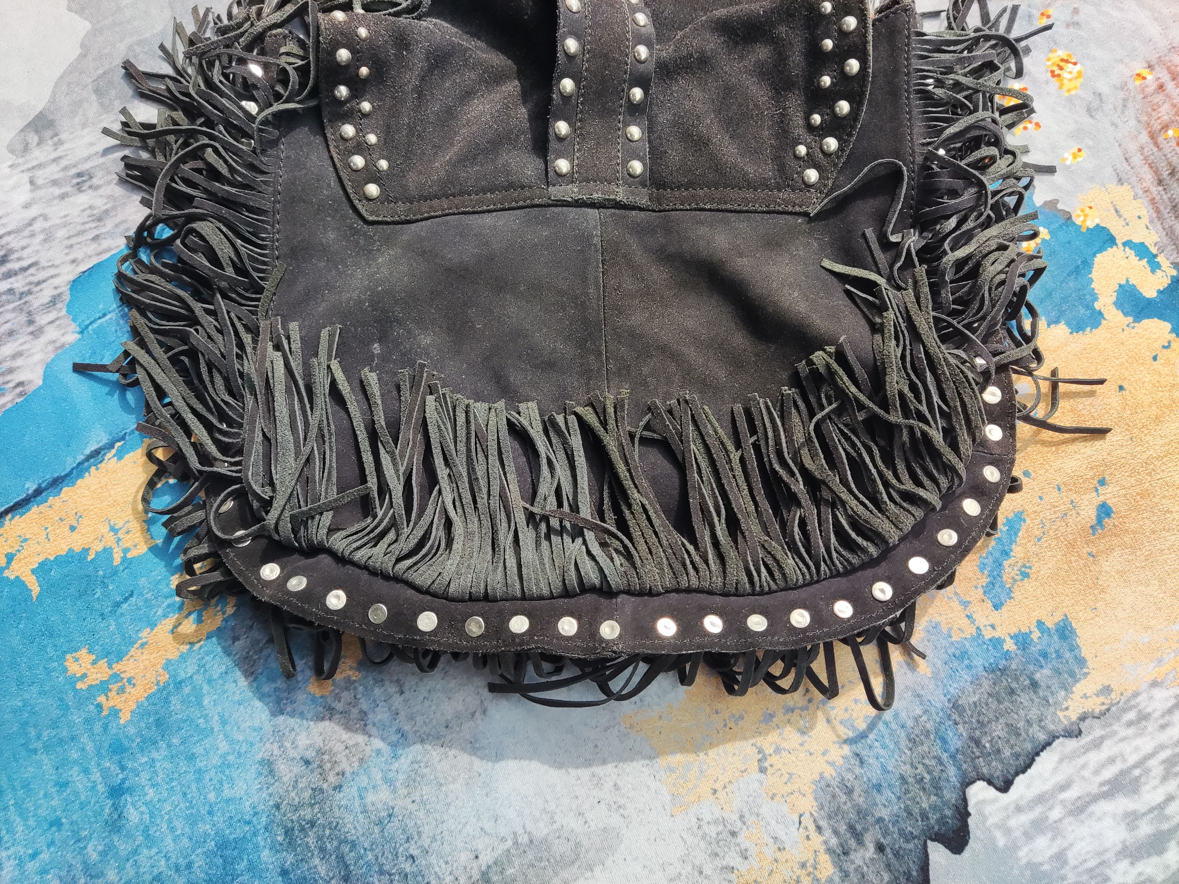 Hysteric Glamour × Zara Vintage Fringer Cowboy Style Leather Sling Bang Size ONE SIZE - 8 Thumbnail