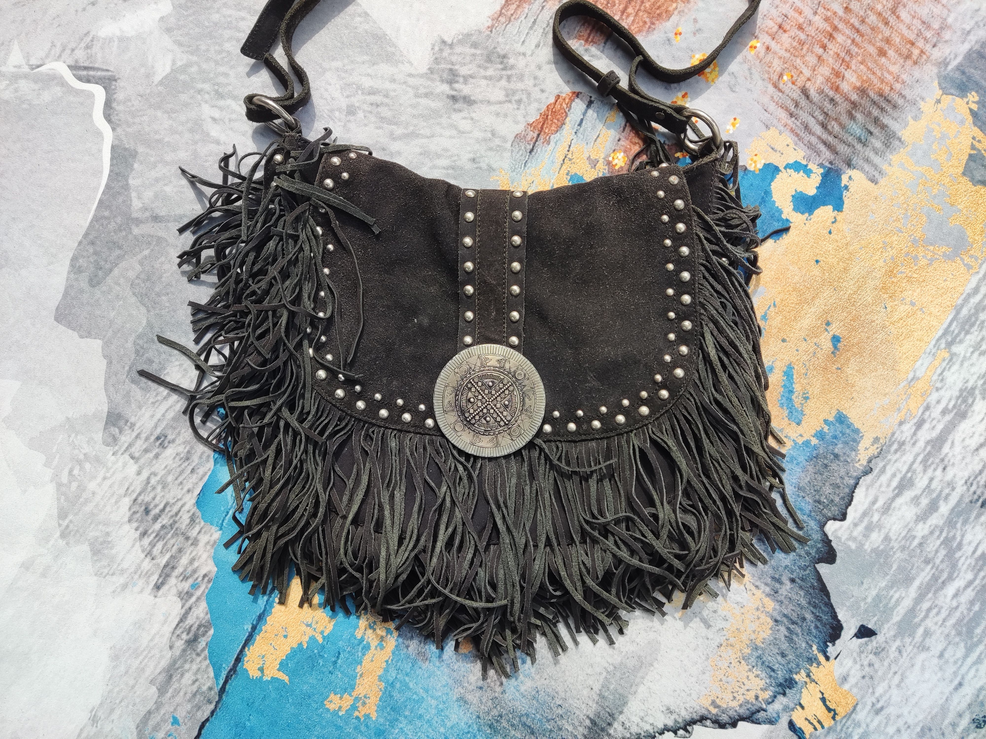 Hysteric Glamour × Zara Vintage Fringer Cowboy Style Leather Sling Bang Size ONE SIZE - 2 Thumbnail