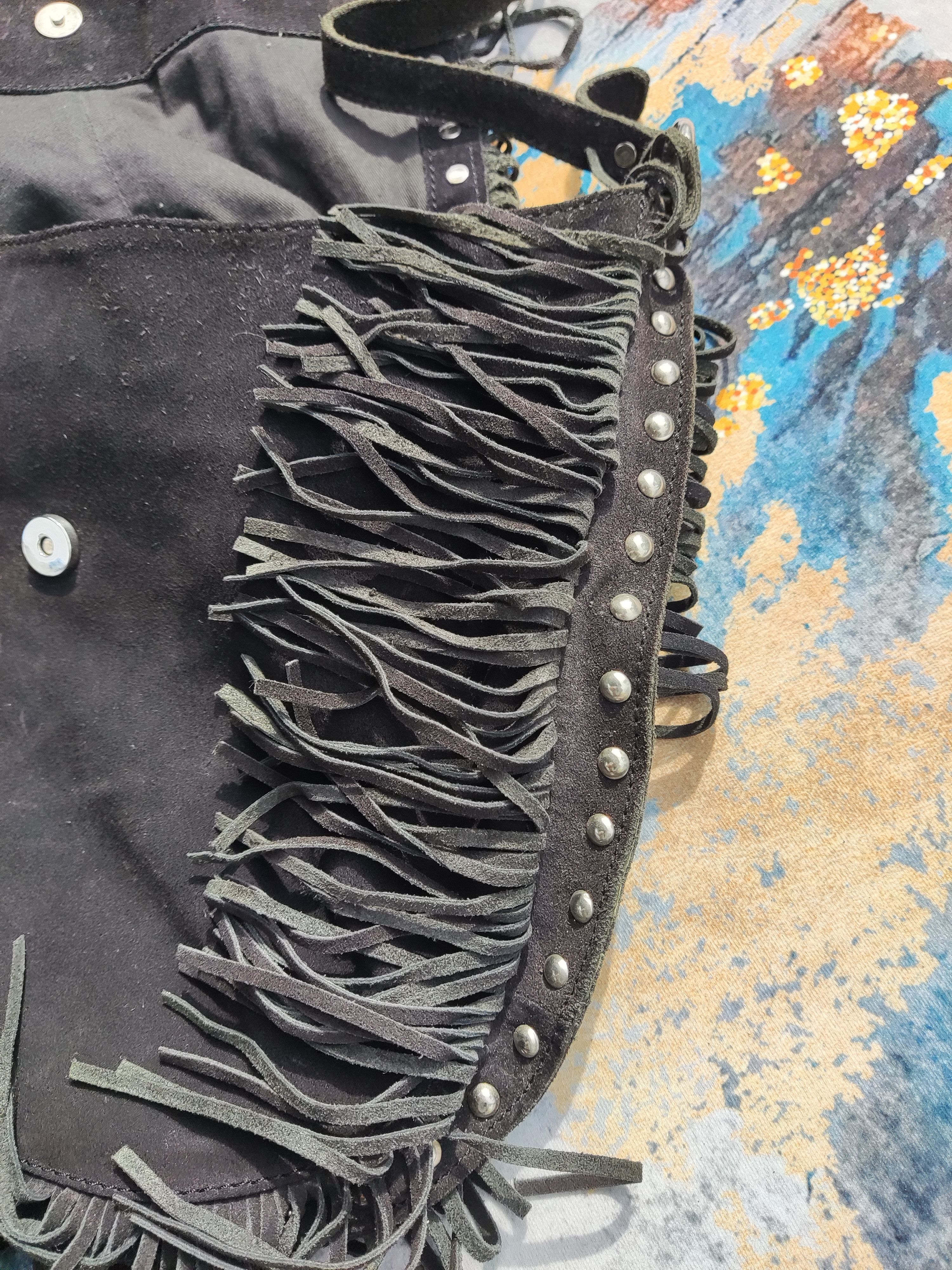 Hysteric Glamour × Zara Vintage Fringer Cowboy Style Leather Sling Bang Size ONE SIZE - 6 Thumbnail