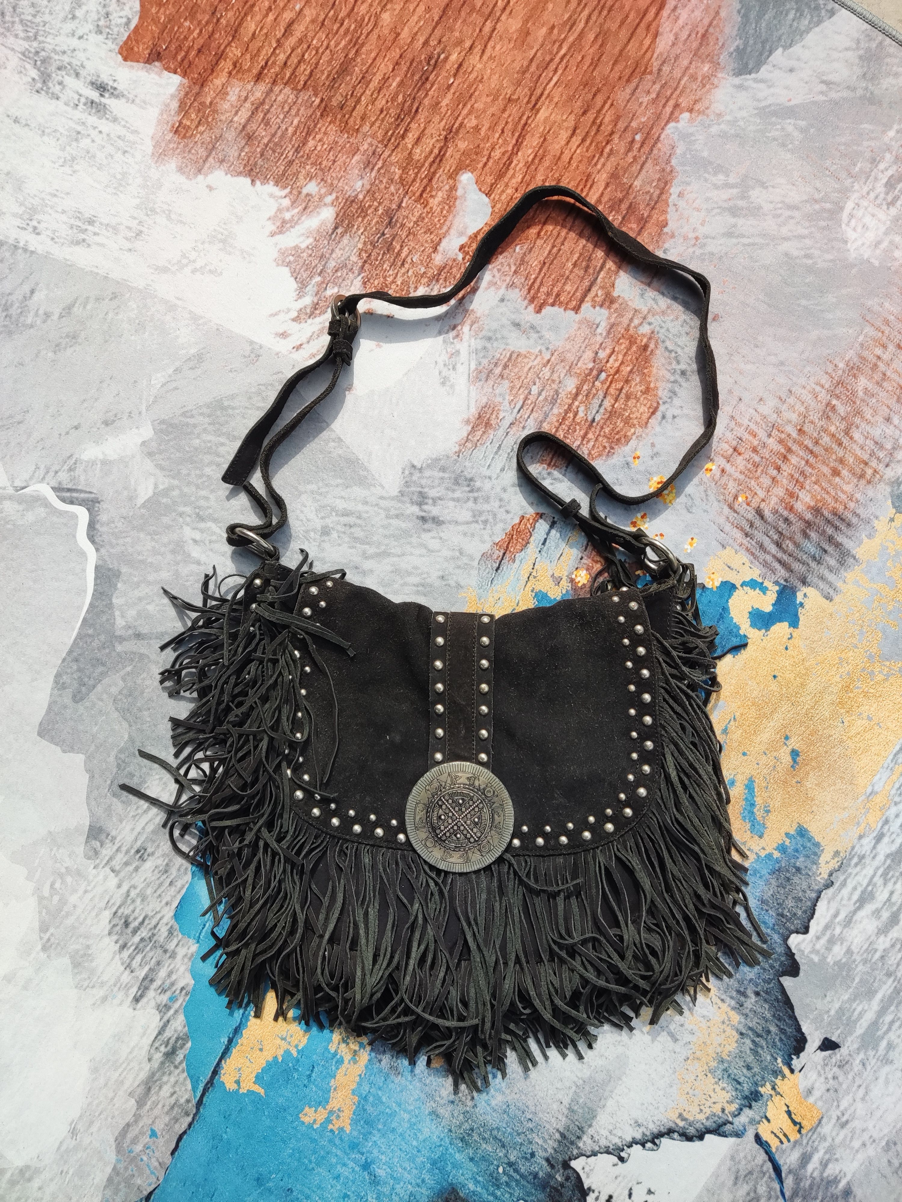 Hysteric Glamour × Zara Vintage Fringer Cowboy Style Leather Sling Bang Size ONE SIZE - 1 Thumbnail
