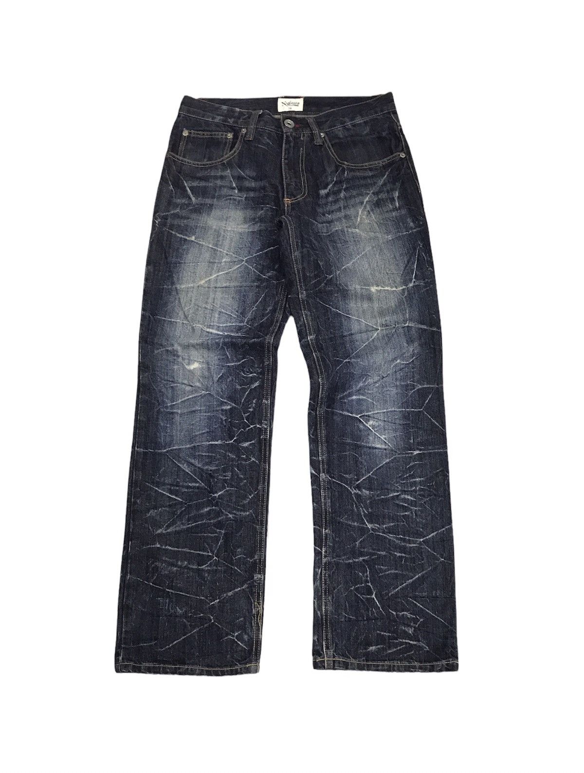 PPFM Vintage Nylaus Japan Jeans Spellout Vondutch Style Size US 30 / EU 46 - 4 Thumbnail