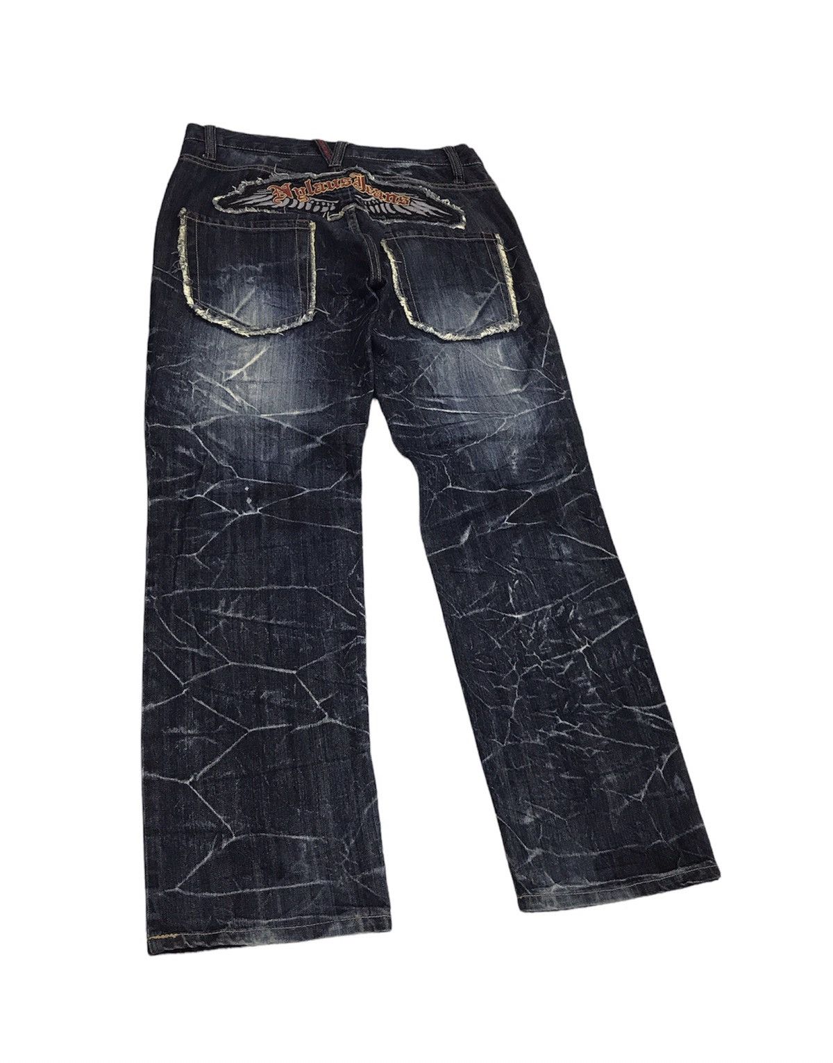 PPFM Vintage Nylaus Japan Jeans Spellout Vondutch Style Size US 30 / EU 46 - 1 Thumbnail