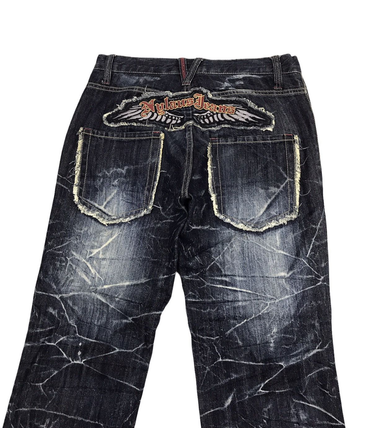 PPFM Vintage Nylaus Japan Jeans Spellout Vondutch Style Size US 30 / EU 46 - 3 Thumbnail