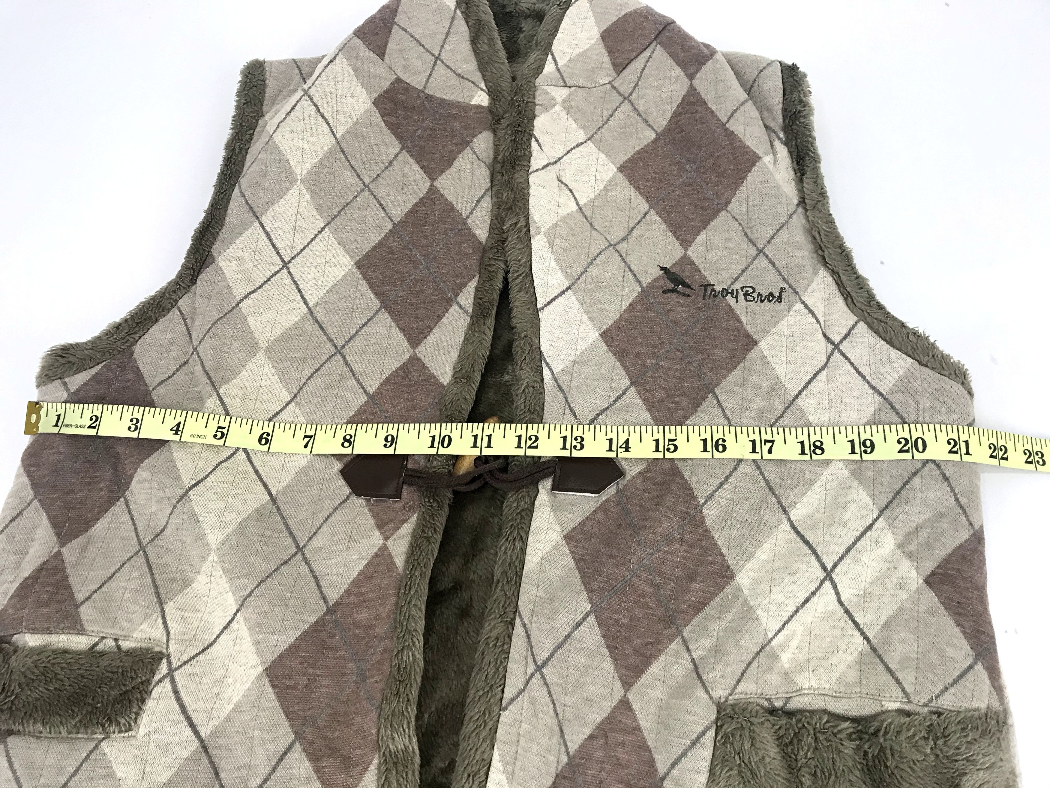 Designer Vintage Troy Bros Sherpa Vest Noragi Kimono Hanten Size US M / EU 48-50 / 2 - 8 Thumbnail