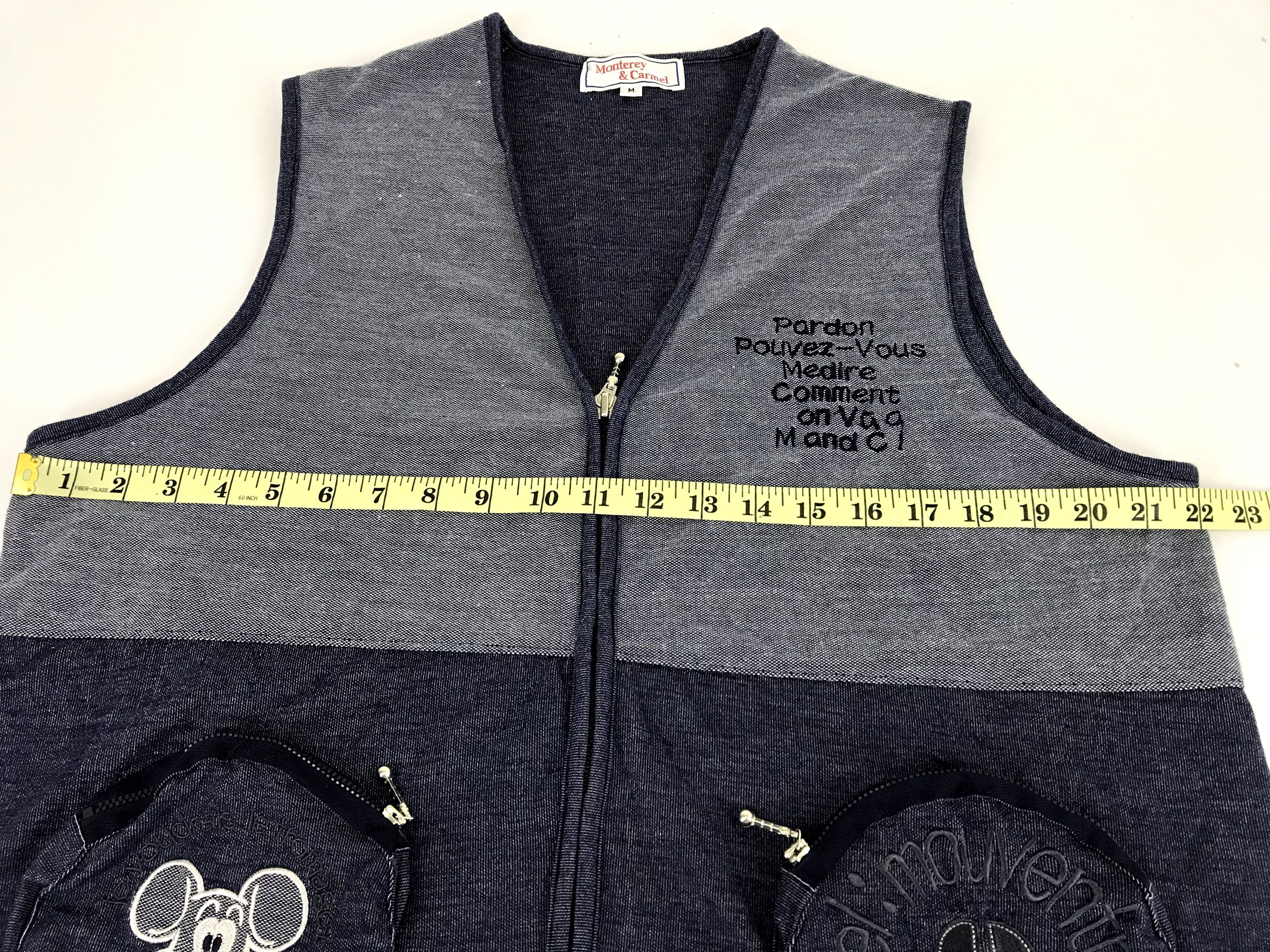 Vintage Morterey & Carmel Lazy Fellow Embroidery Vest Jacket Size US M / EU 48-50 / 2 - 9 Thumbnail