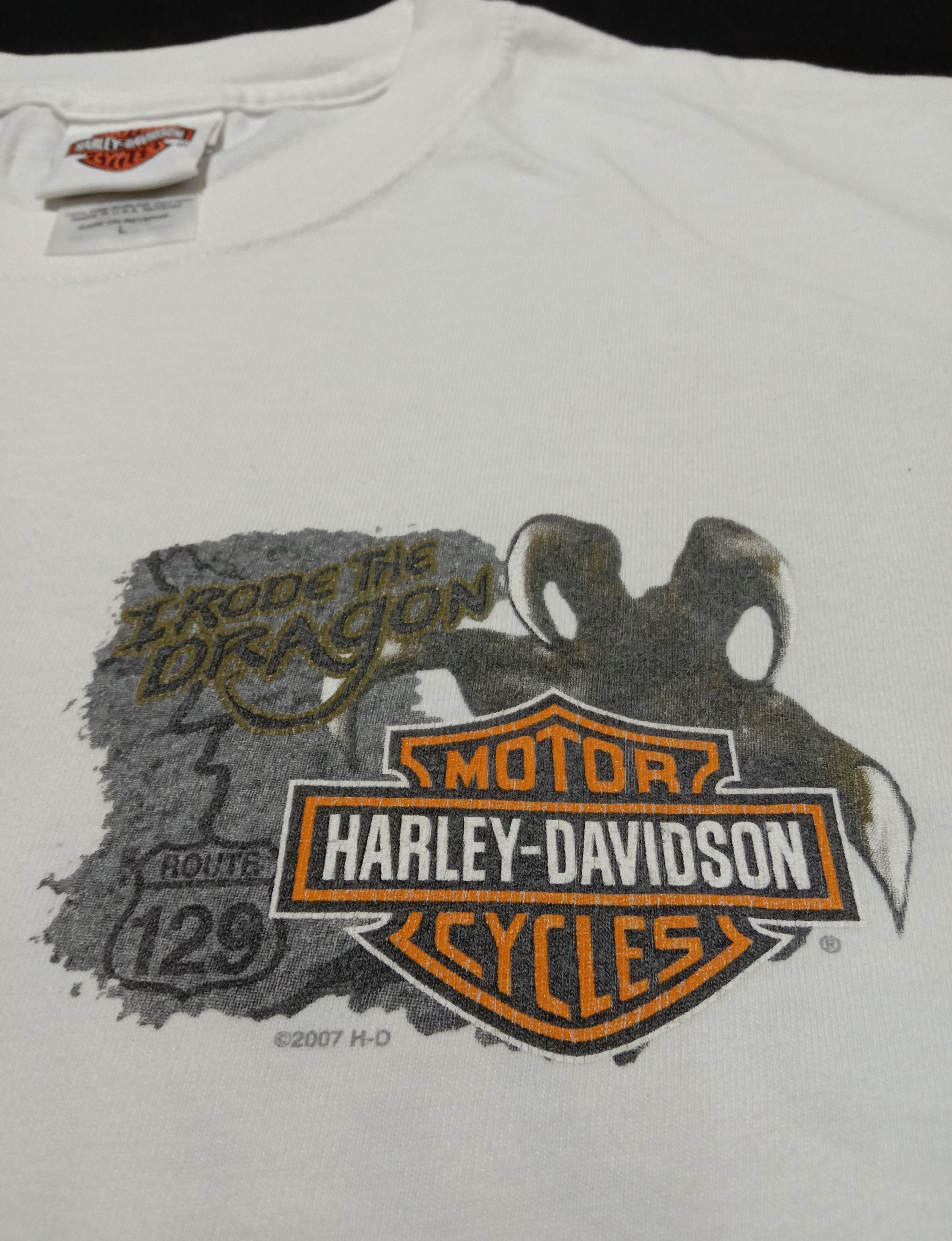 Harley Davidson Vintage Harley Davidson Smoky Mountain Tee USA Size US L / EU 52-54 / 3 - 3 Thumbnail