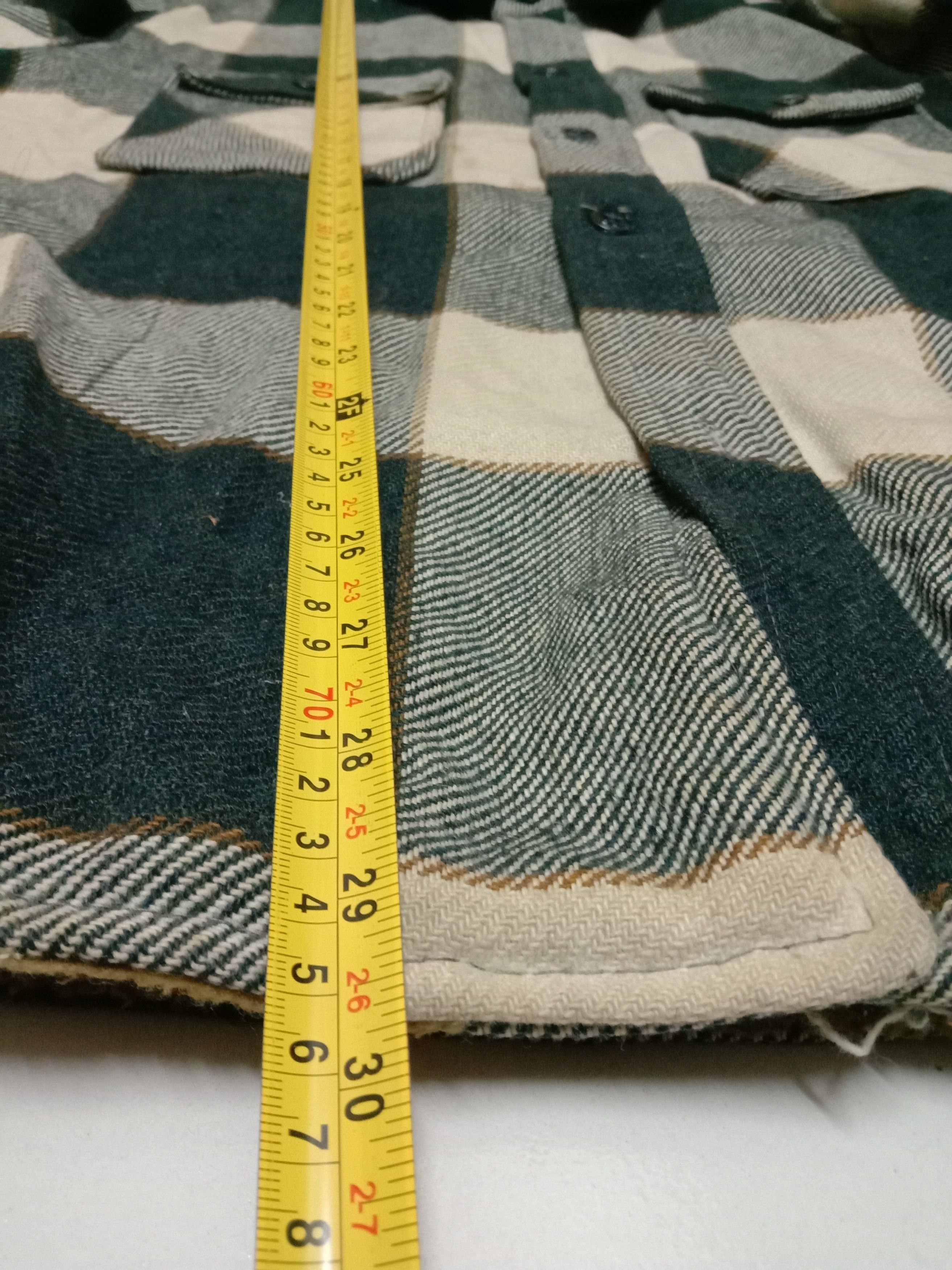 Flannel Vintage 80s OAKBROOK Sears Sherpa Tartan Plaid Checked Size US XL / EU 56 / 4 - 12 Thumbnail