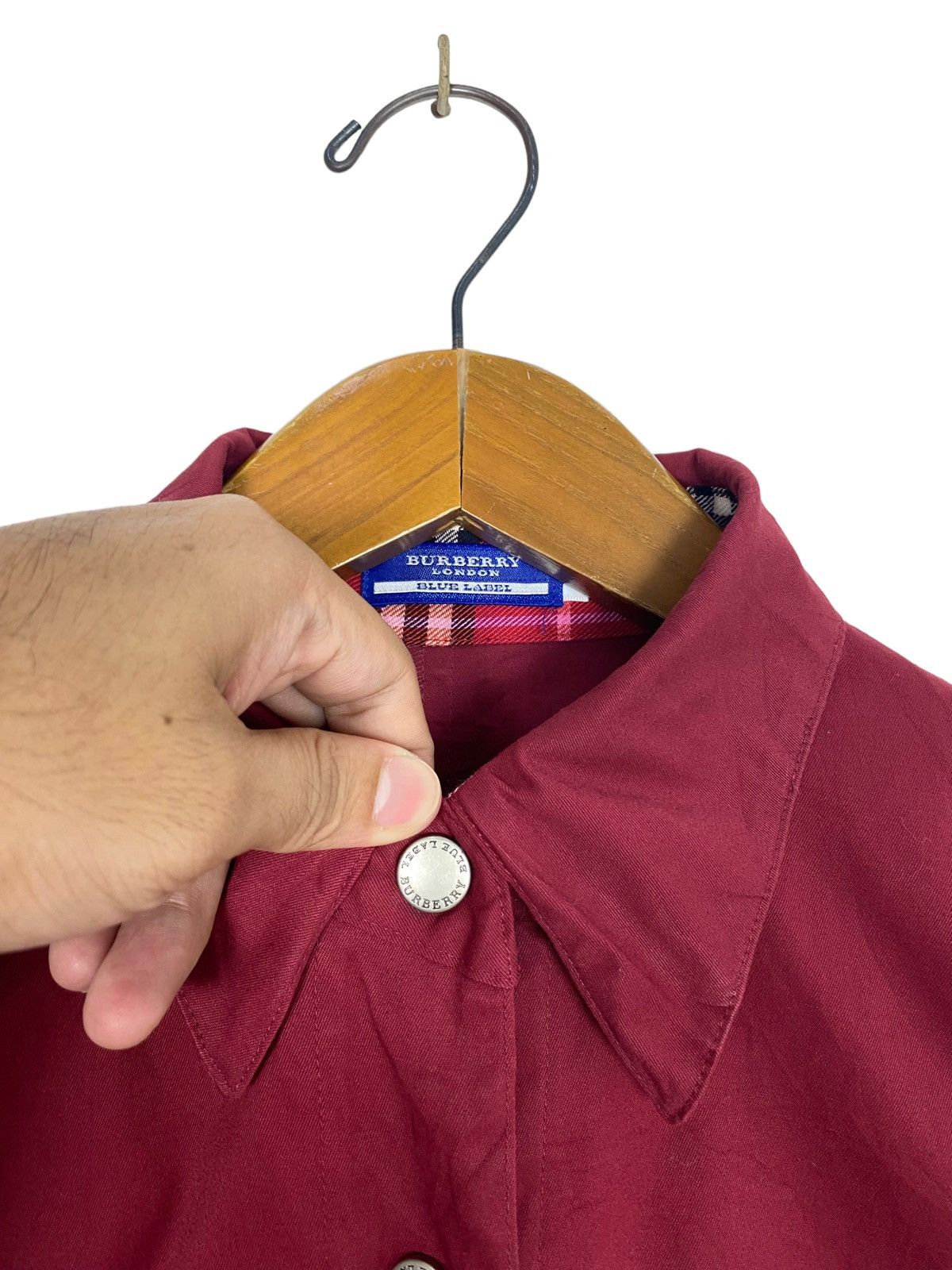 Burberry Burberry Blue Label Snap Button Jacket Embroidery Small Logo Size S / US 4 / IT 40 - 5 Thumbnail