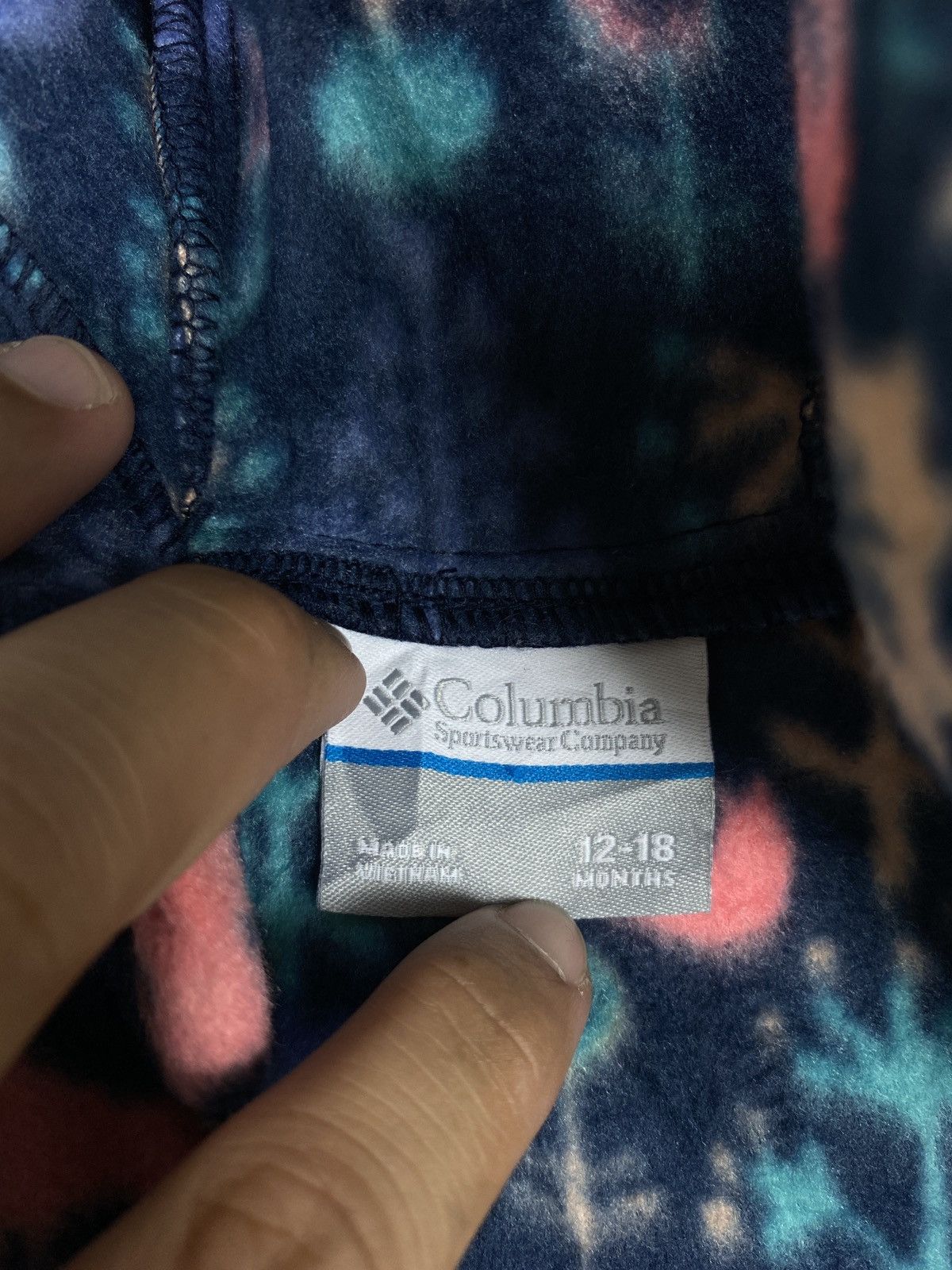 Columbia Rare‼️ Columbia Overprint Fleece Baby Suit Size US XXS / EU 40 - 3 Thumbnail