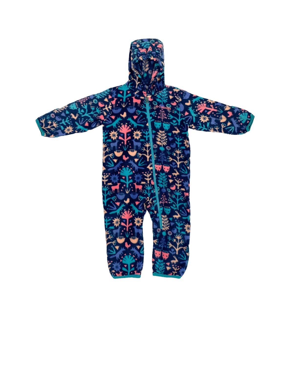 Columbia Rare‼️ Columbia Overprint Fleece Baby Suit Size US XXS / EU 40 - 1 Thumbnail