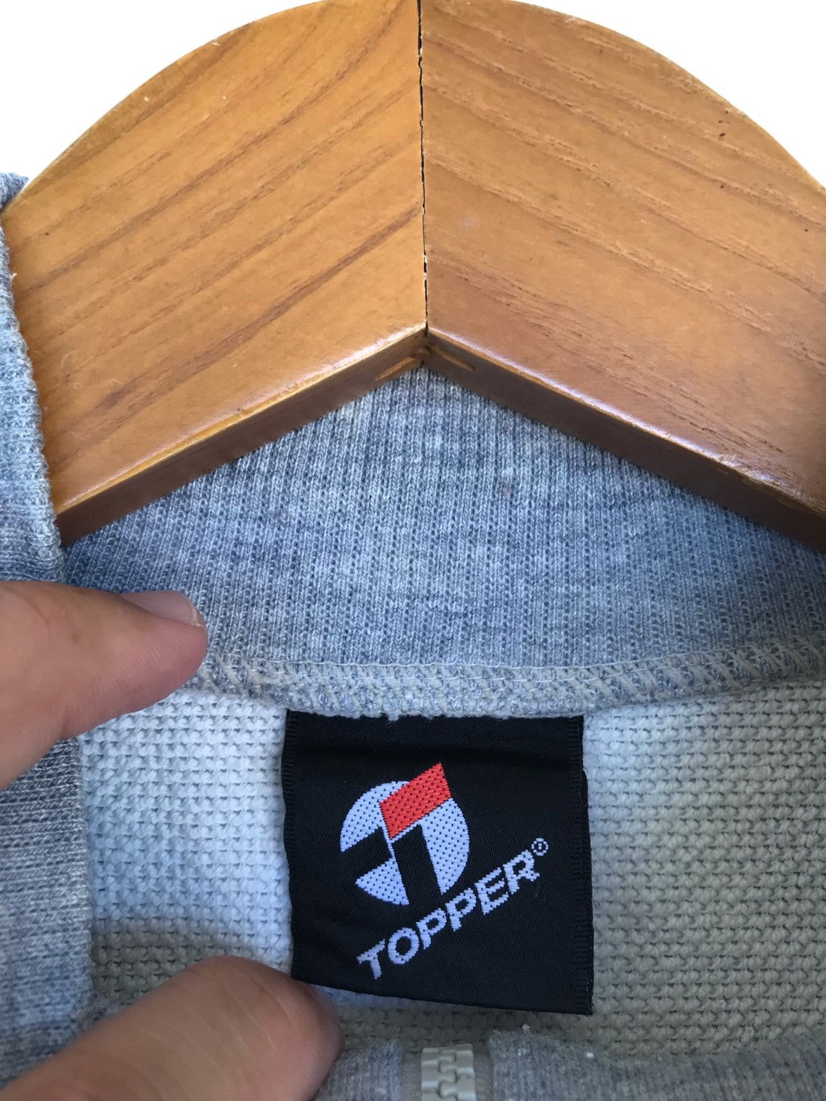 Japanese Brand RARE‼️Topper Spell Out Sweatshirt Half zip Medium Size Size US M / EU 48-50 / 2 - 4 Thumbnail