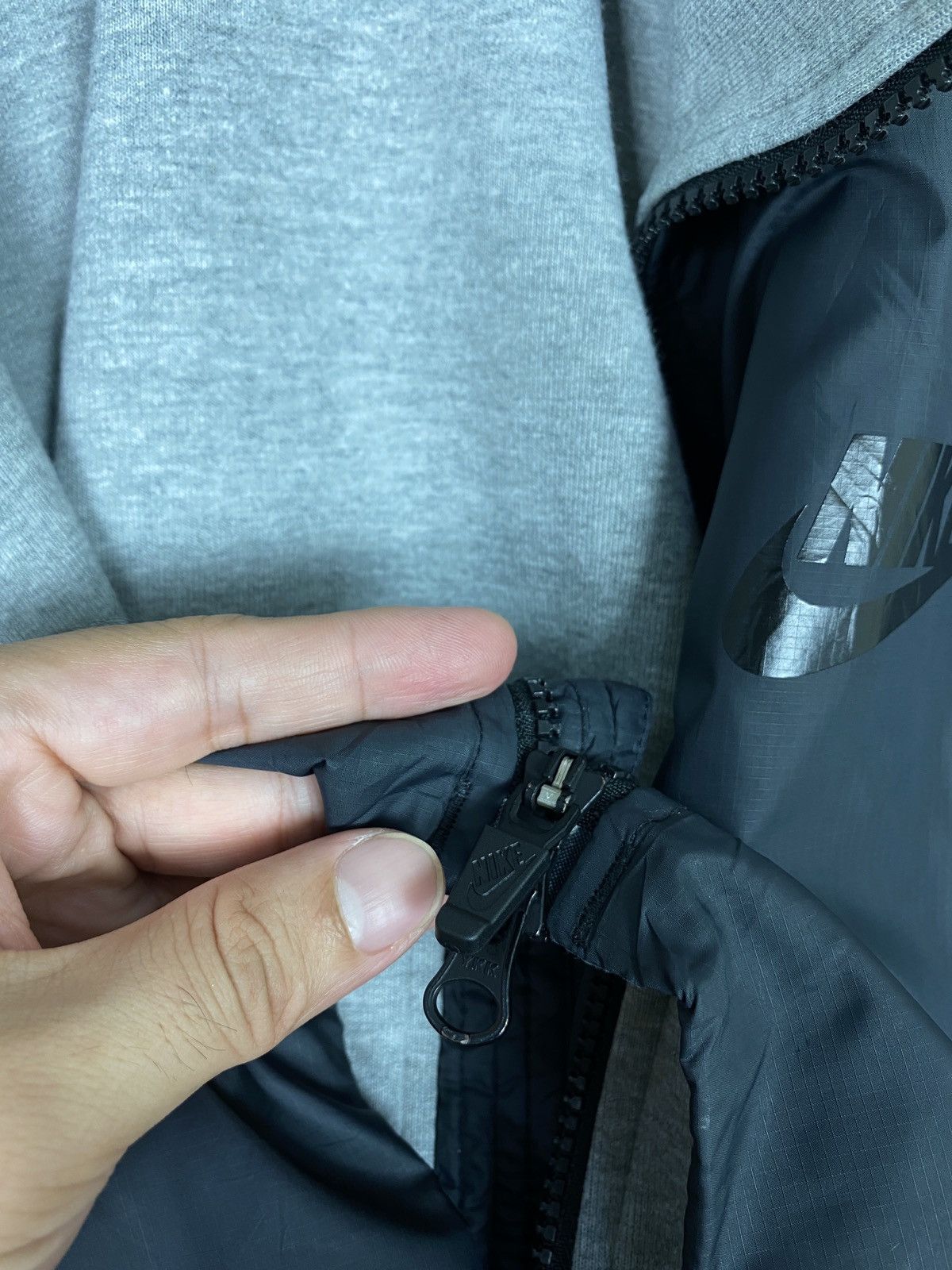 Nike Rare‼️ Nike Padded Hooded Jacket Small Logo Size US L / EU 52-54 / 3 - 5 Thumbnail