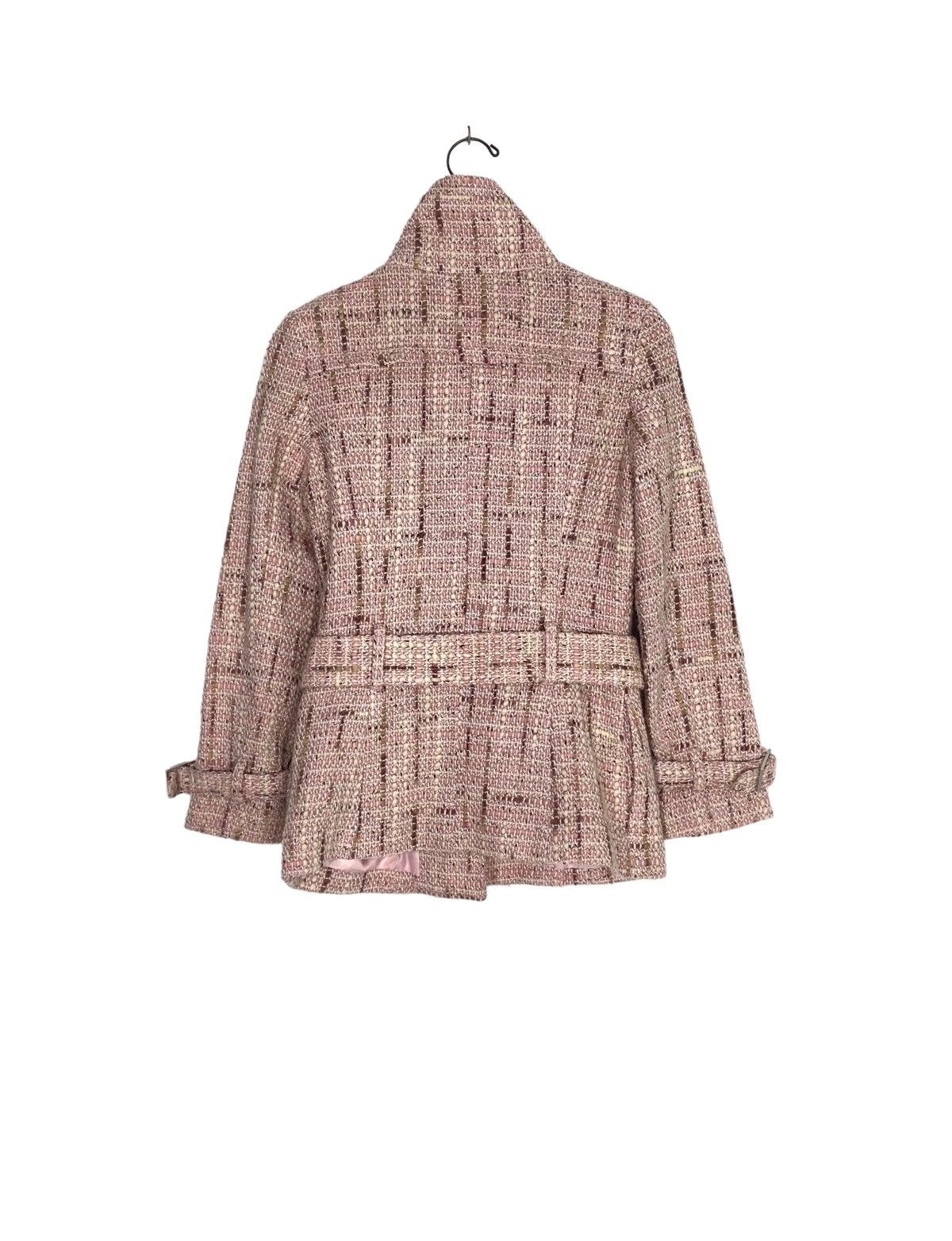 Rare‼️ Vintage Last Scene Tweed Belted Jacket Made in Japan