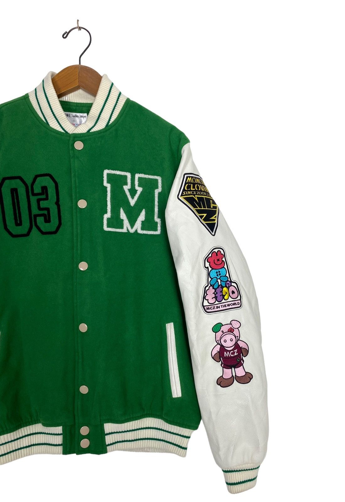 Japanese Brand Rare‼️ Mcz Multilogo Wool Varsity Jacket Size US M / EU 48-50 / 2 - 2 Thumbnail