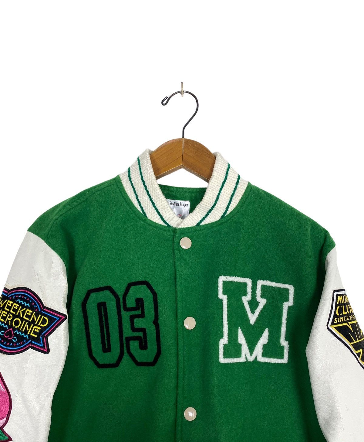 Japanese Brand Rare‼️ Mcz Multilogo Wool Varsity Jacket Size US M / EU 48-50 / 2 - 4 Thumbnail