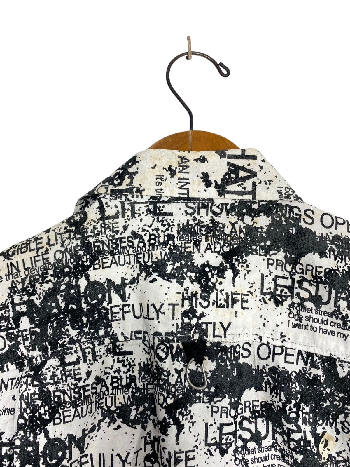 Japanese Brand Clash of Ahead Punk Gengster All Overprint Long Sleeve Shirt Size US S / EU 44-46 / 1 - 11 Thumbnail