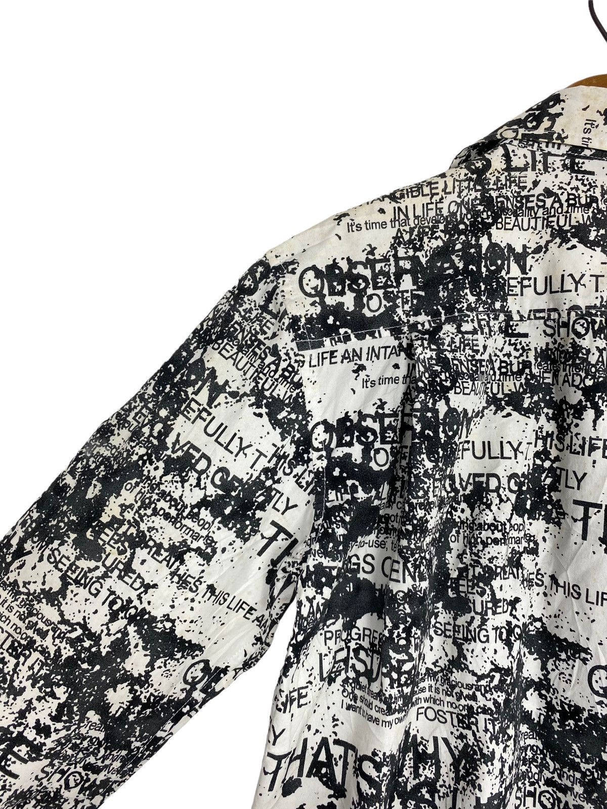 Japanese Brand Clash of Ahead Punk Gengster All Overprint Long Sleeve Shirt Size US S / EU 44-46 / 1 - 9 Thumbnail