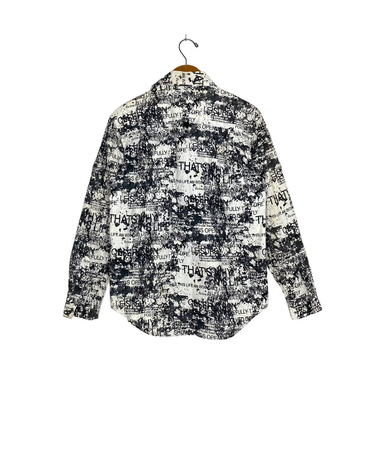 Japanese Brand Clash of Ahead Punk Gengster All Overprint Long Sleeve Shirt Size US S / EU 44-46 / 1 - 3 Thumbnail
