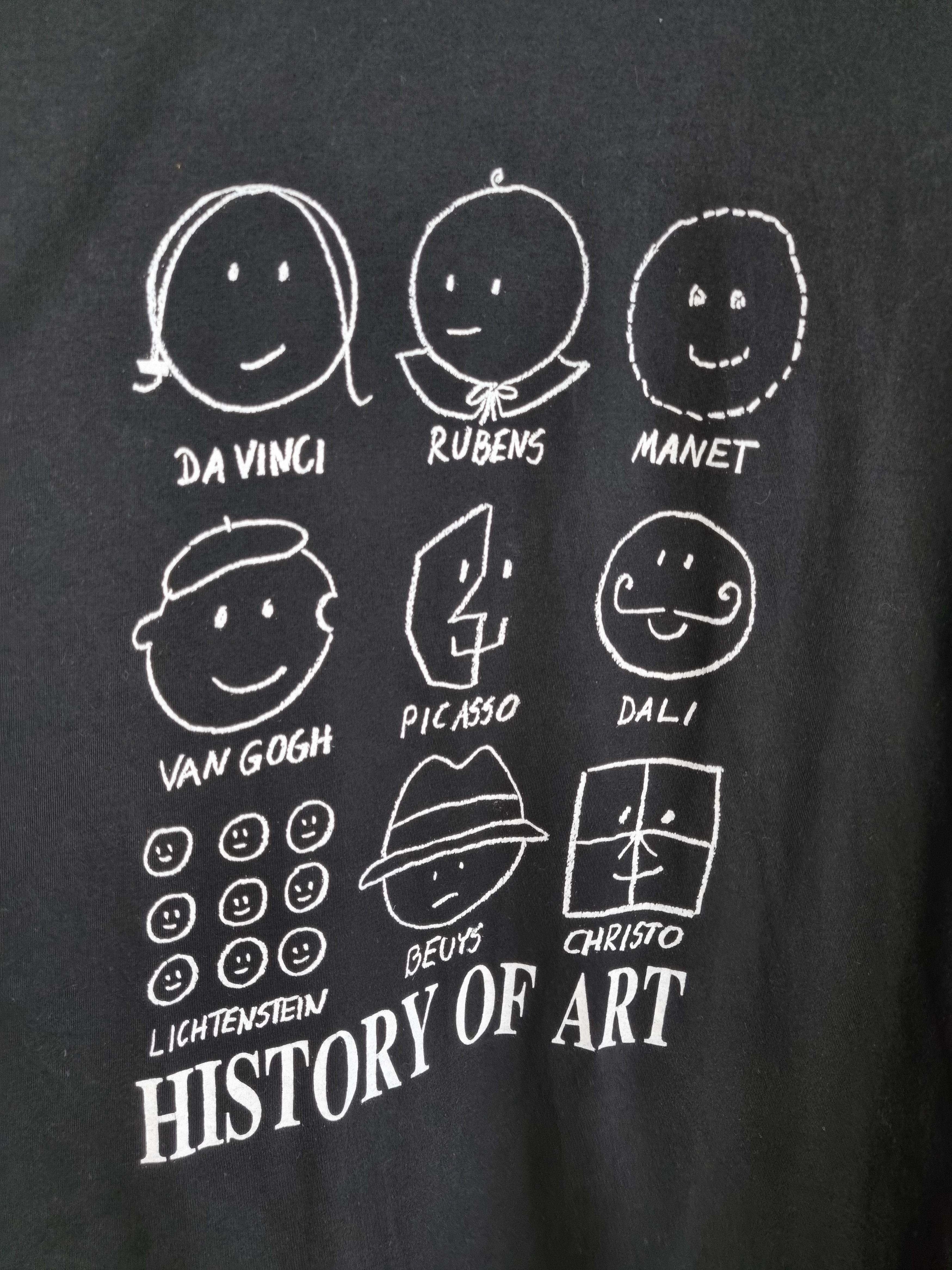 Vintage History of Art Da Vinci Picasso Van Gogh vintage tee shirt Size US L / EU 52-54 / 3 - 2 Thumbnail