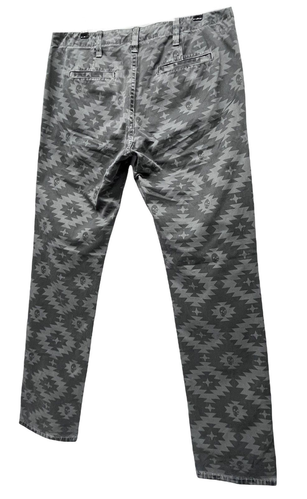 Native BEST OFFER! RARE Vtg KELLY COLE Native Skull Design Pants Size US 33 - 8 Thumbnail