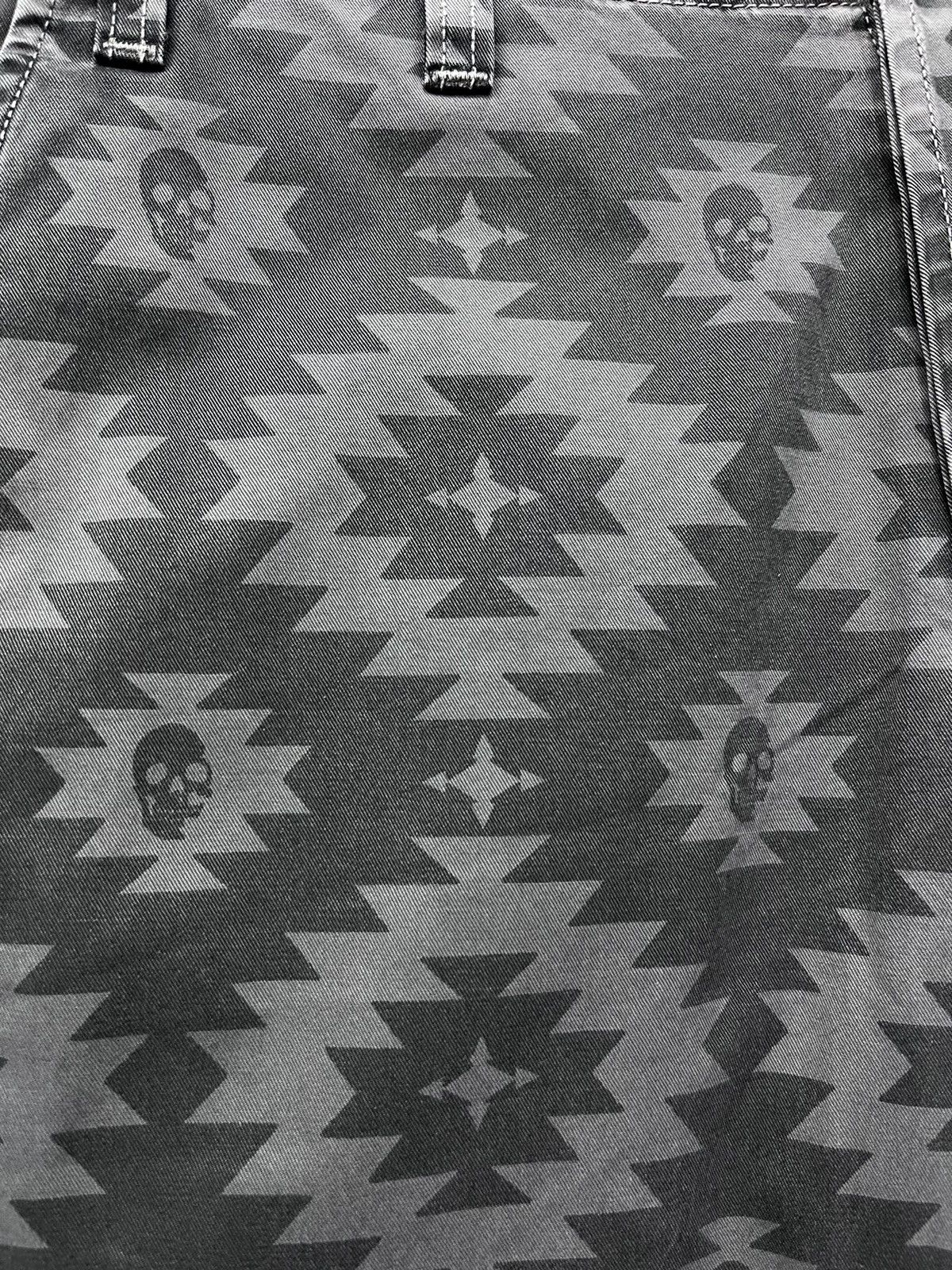 Native BEST OFFER! RARE Vtg KELLY COLE Native Skull Design Pants Size US 33 - 4 Thumbnail