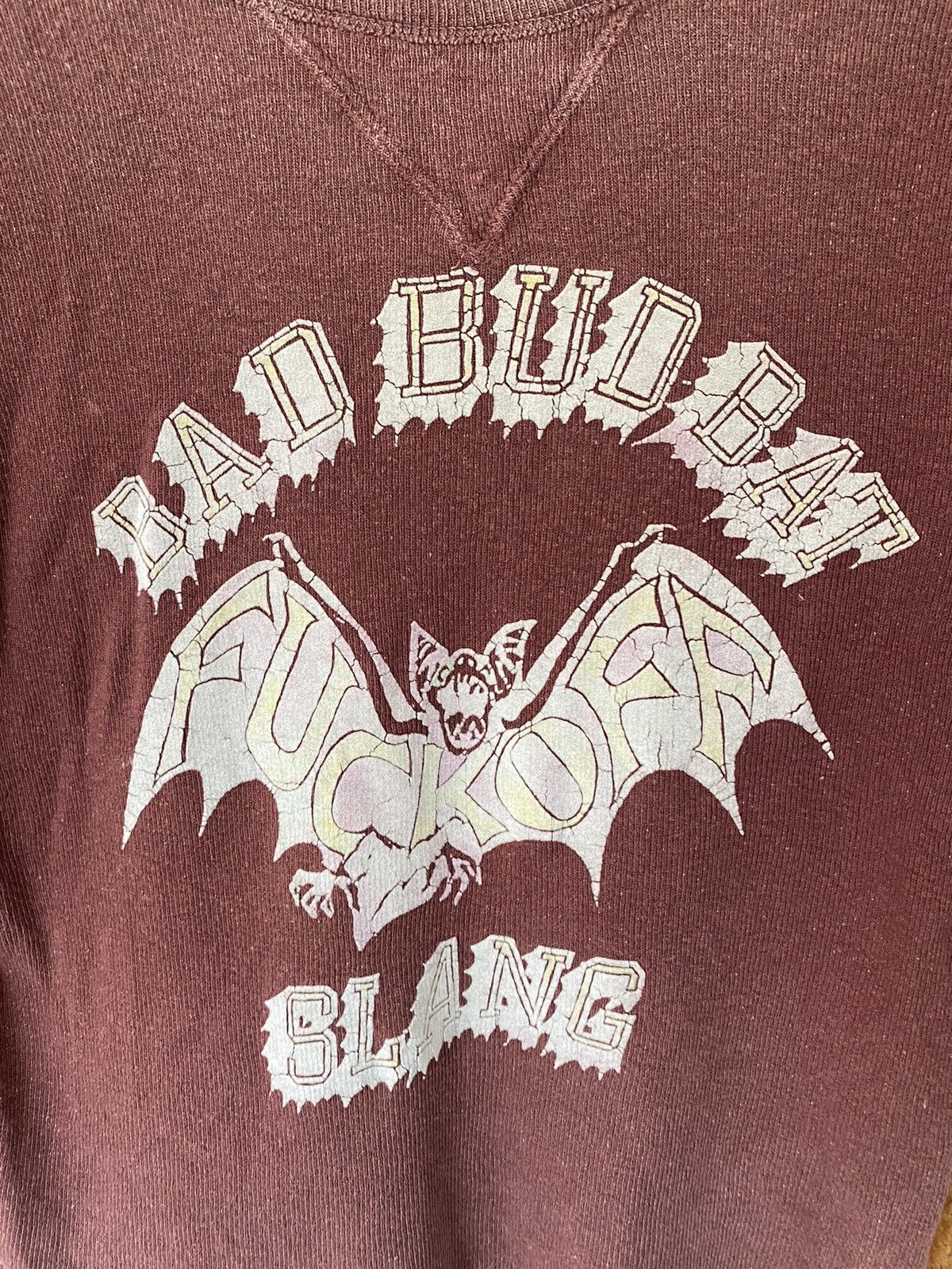 20471120 × Beauty Beast × Japanese Brand 90s RNA DNA FUCK OFF bad Bud bat 3/4 sleeve Size US S / EU 44-46 / 1 - 3 Thumbnail