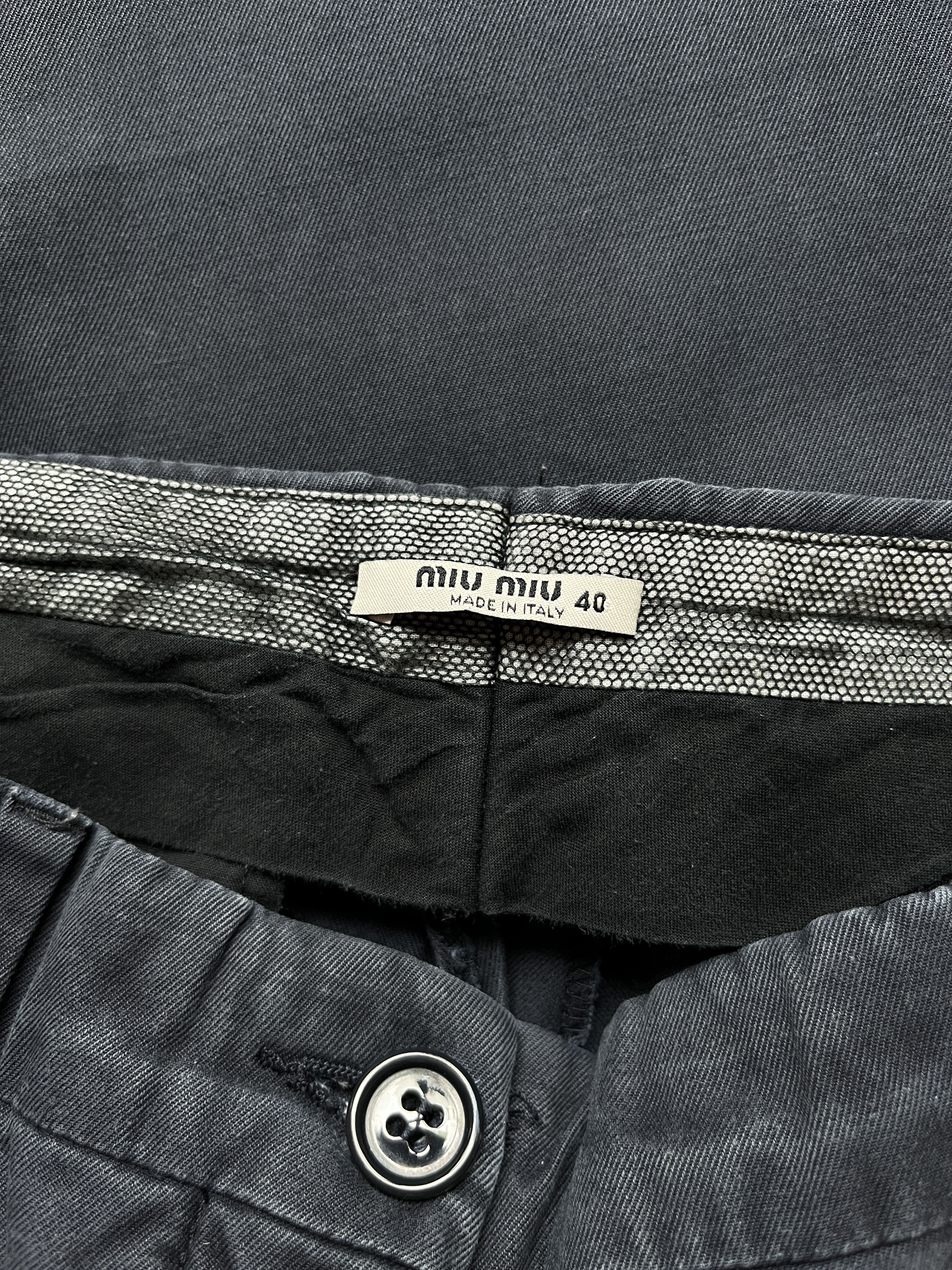 Miu Miu ⚡️QUICK SALE⚡️Miu Miu Navy Pants Trousers Size 27" / US 4 / IT 40 - 3 Thumbnail