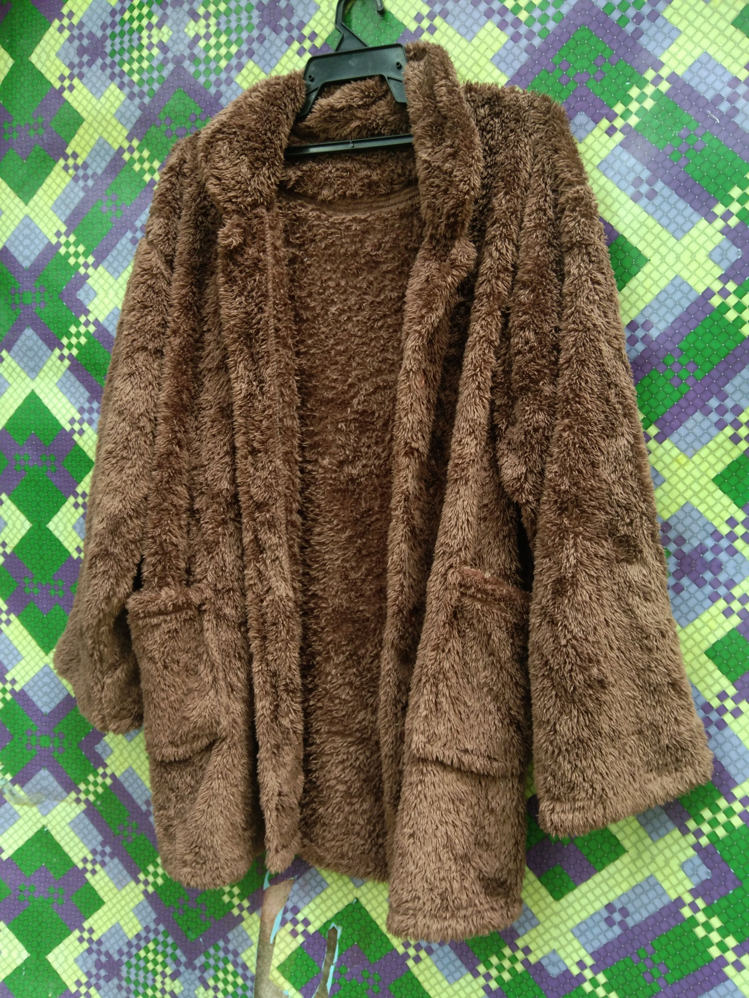 Japanese Brand SOFT & FLUFFY WARMY BLANKET WEAR Size US L / EU 52-54 / 3 - 2 Thumbnail