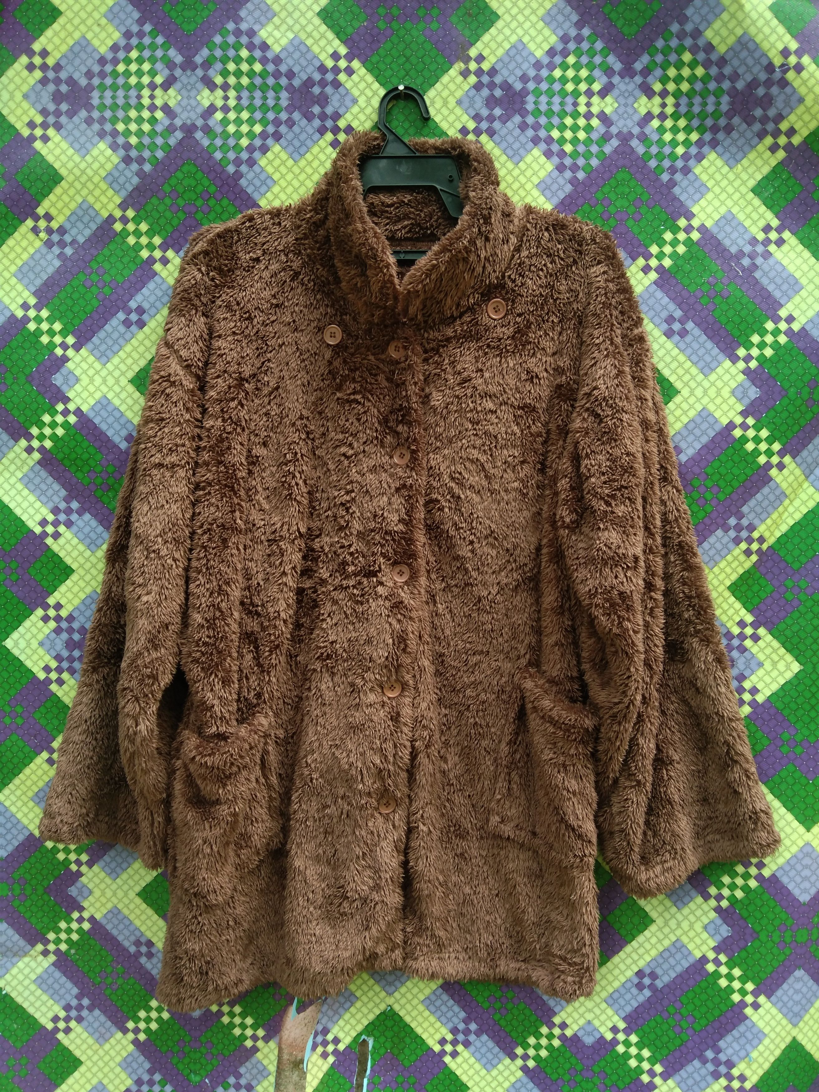 Japanese Brand SOFT & FLUFFY WARMY BLANKET WEAR Size US L / EU 52-54 / 3 - 4 Thumbnail