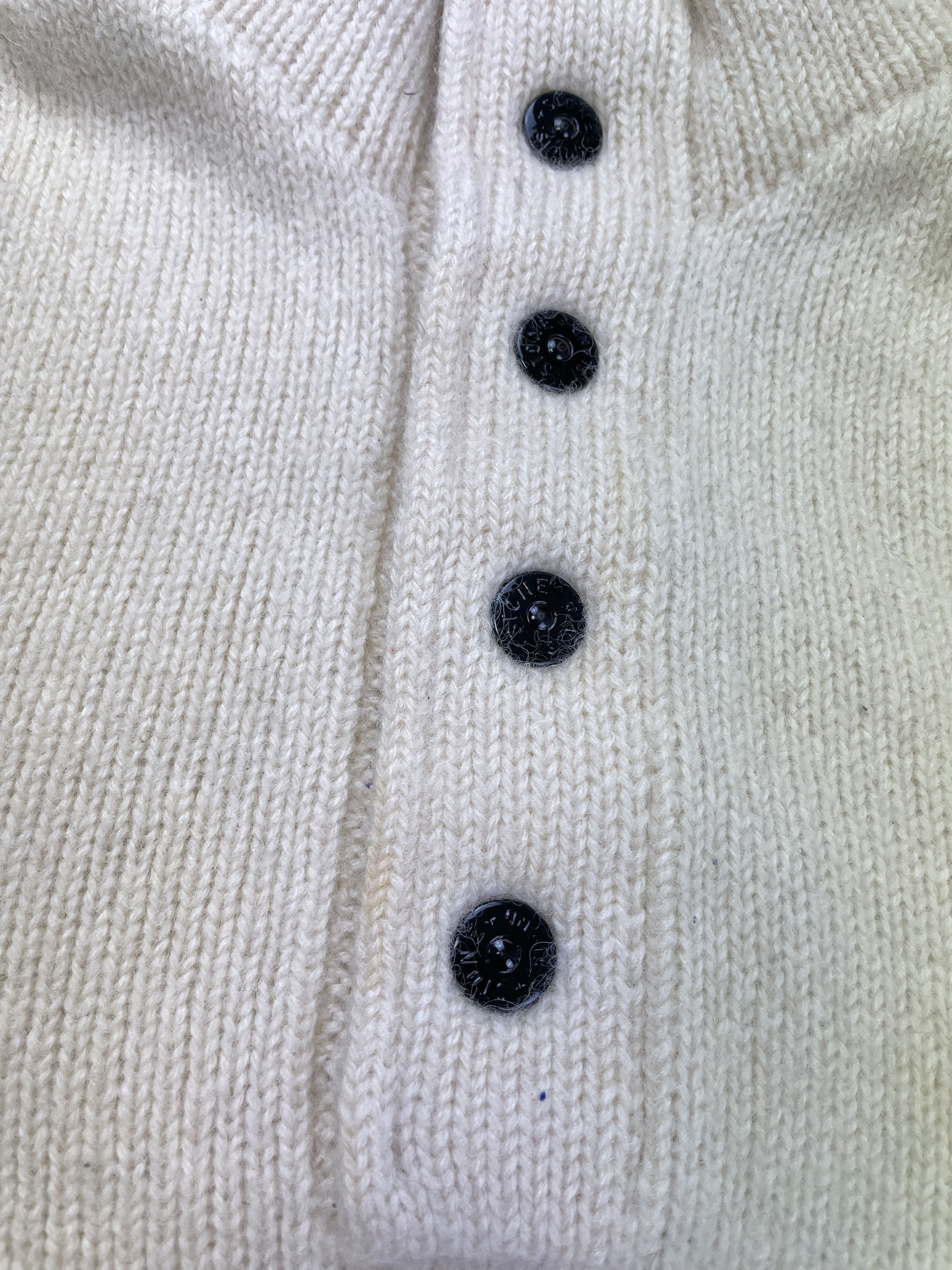 Stone Island × Vintage Stone Island High Neck Button Sweater Vintage Size US M / EU 48-50 / 2 - 3 Thumbnail
