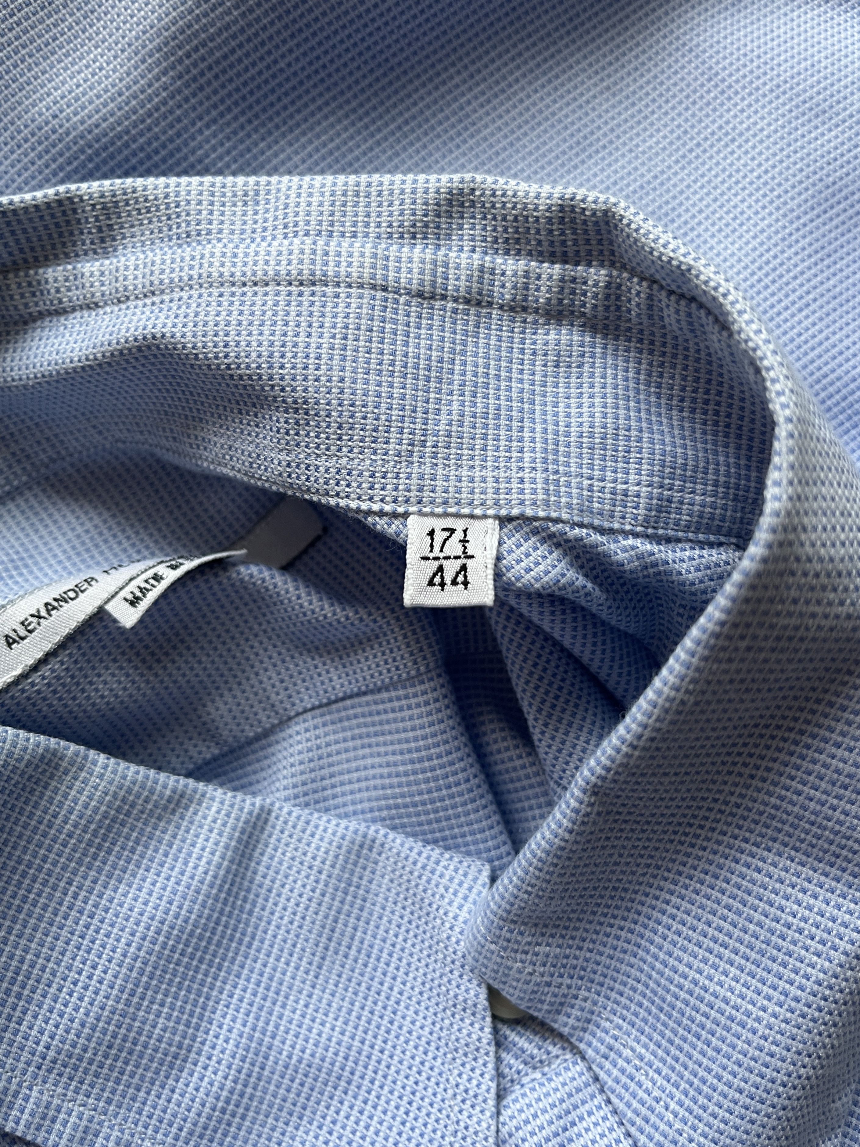 Alexander McQueen ⚡️QUICK SALE⚡️1990's Alexander McQueen Blue Button up Shirt Size US XL / EU 56 / 4 - 6 Thumbnail