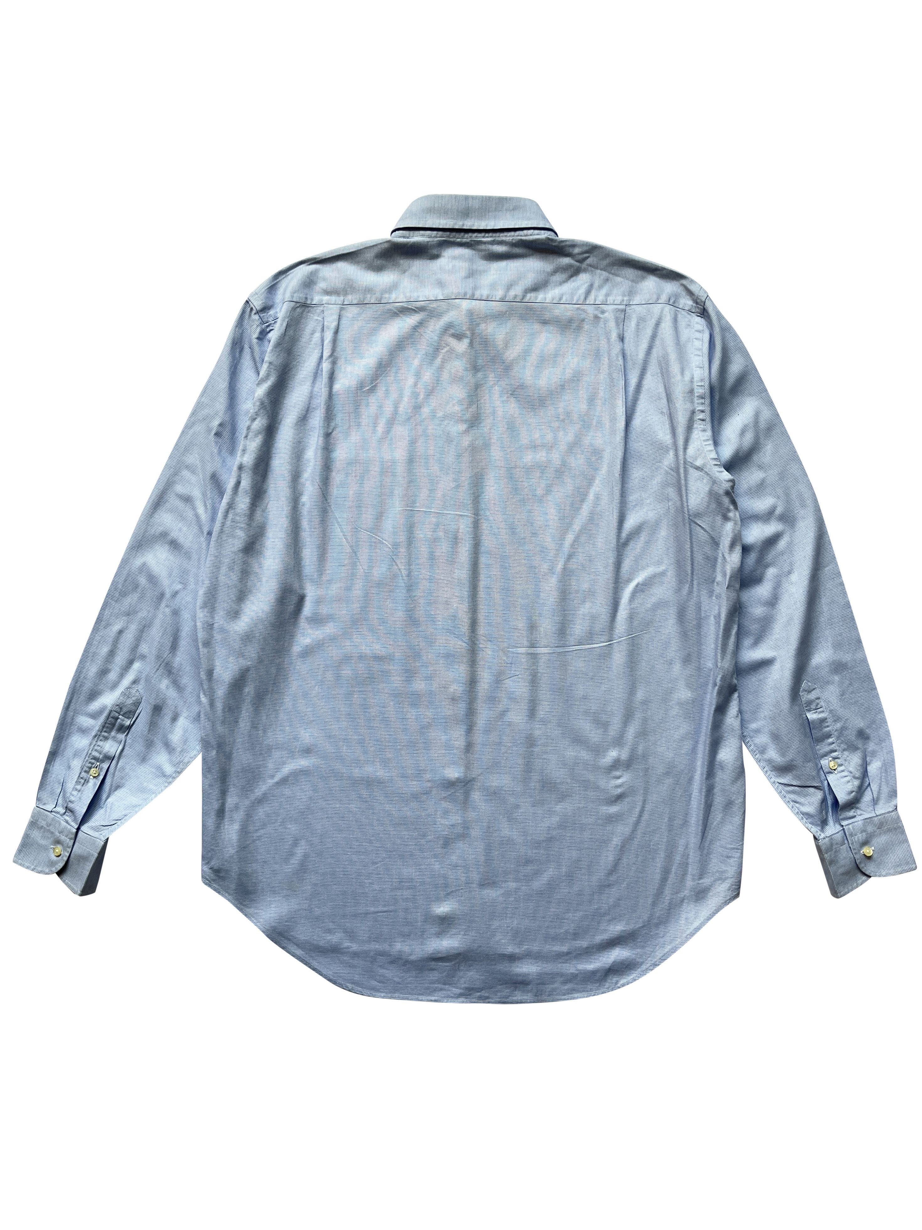 Alexander McQueen ⚡️QUICK SALE⚡️1990's Alexander McQueen Blue Button up Shirt Size US XL / EU 56 / 4 - 2 Thumbnail