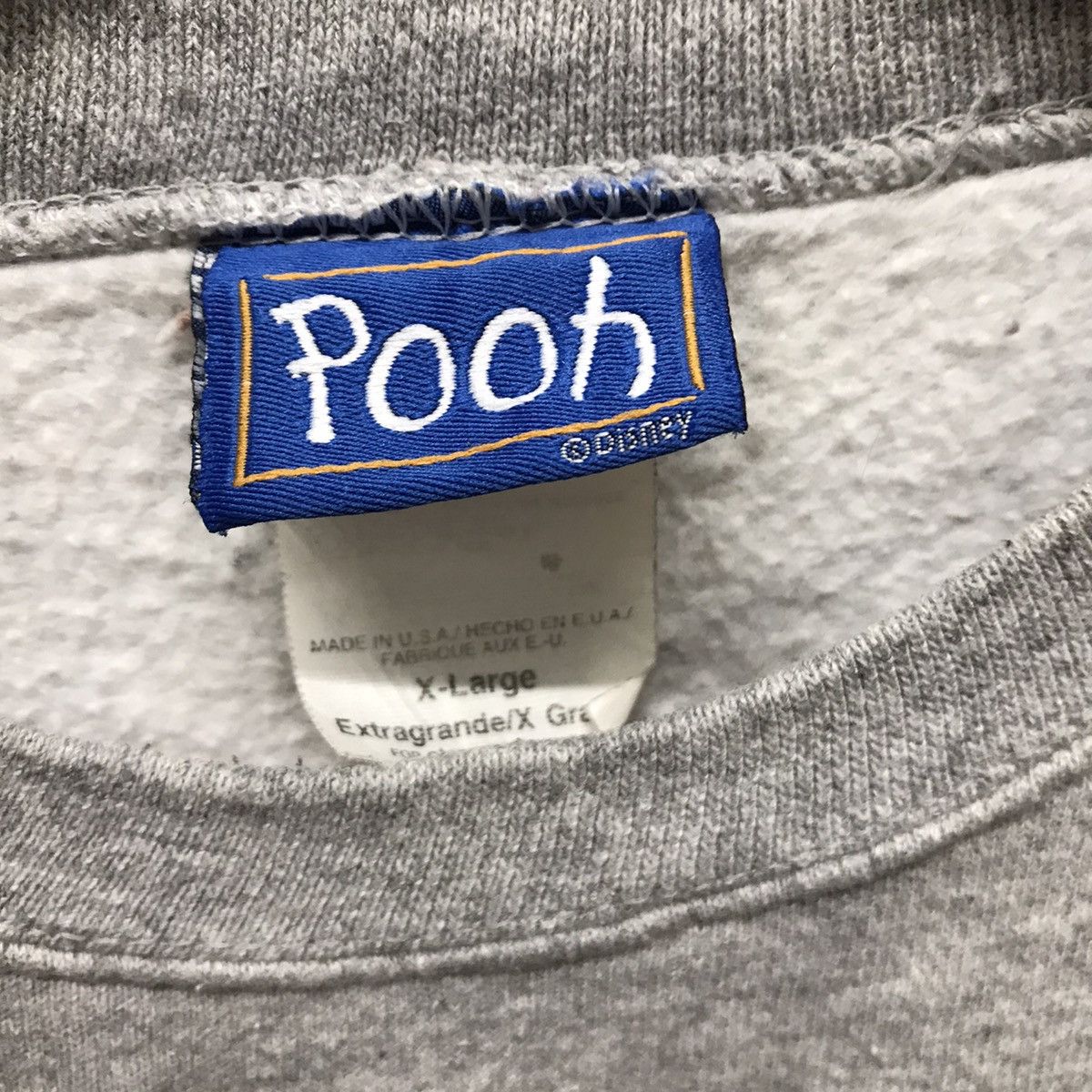 Cartoon Network × Disney × Vintage Vintage Disney Pooh And Friends Sweatshirt Pullover Jumper Size US L / EU 52-54 / 3 - 6 Thumbnail
