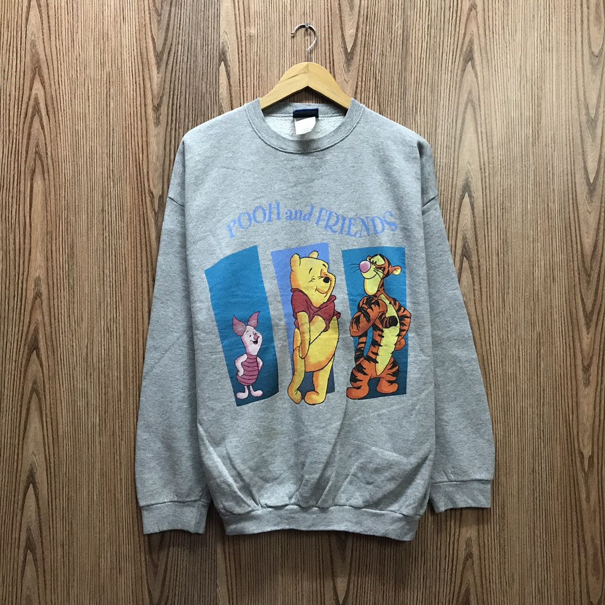 Cartoon Network × Disney × Vintage Vintage Disney Pooh And Friends Sweatshirt Pullover Jumper Size US L / EU 52-54 / 3 - 1 Thumbnail