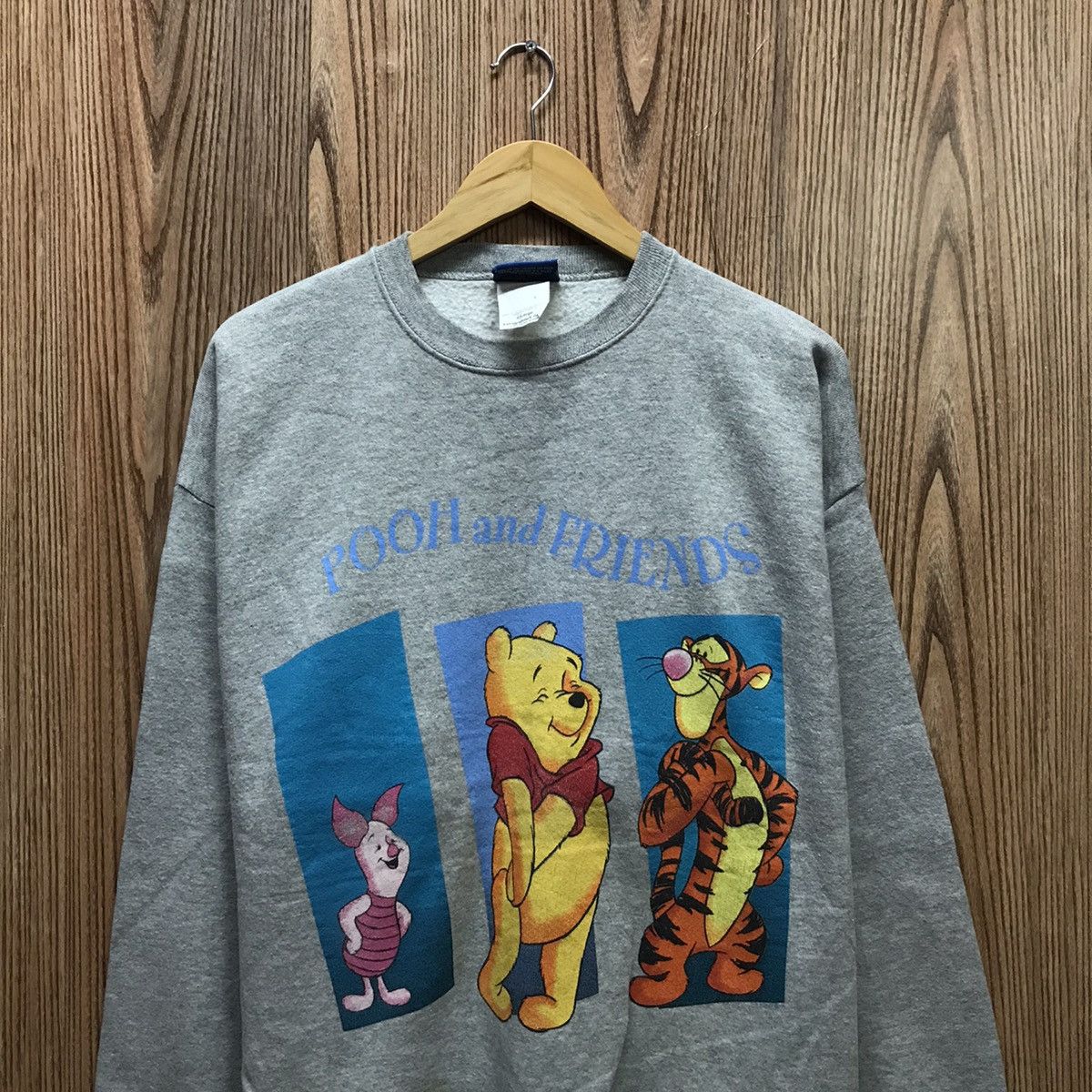 Cartoon Network × Disney × Vintage Vintage Disney Pooh And Friends Sweatshirt Pullover Jumper Size US L / EU 52-54 / 3 - 2 Thumbnail
